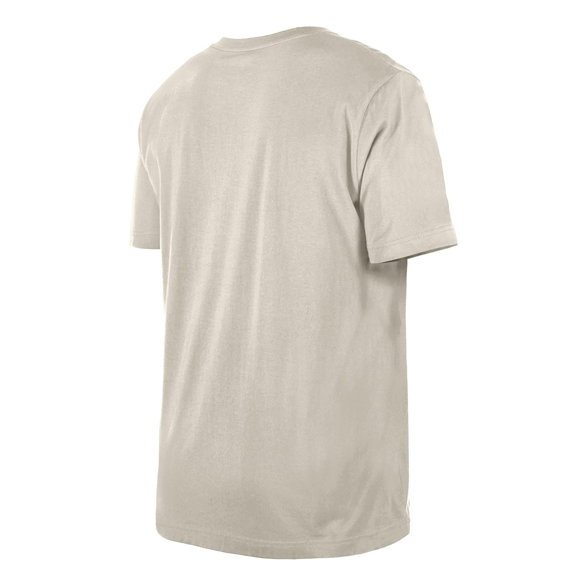 Minnesota Vikings Historic 2024 New Era 3rd Down NFL T-Shirt Beige - STADIUMDREAMS