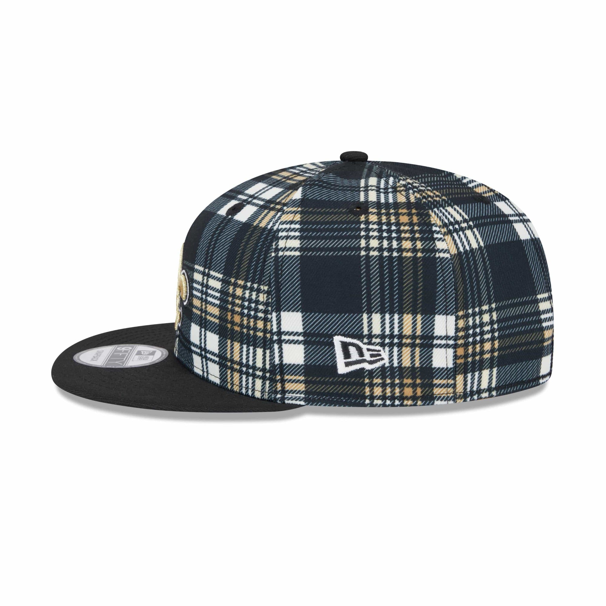 New Orleans Saints 2024 NFL Sideline Statement New Era 9Fifty Snapback Cap Schwarz - STADIUMDREAMS