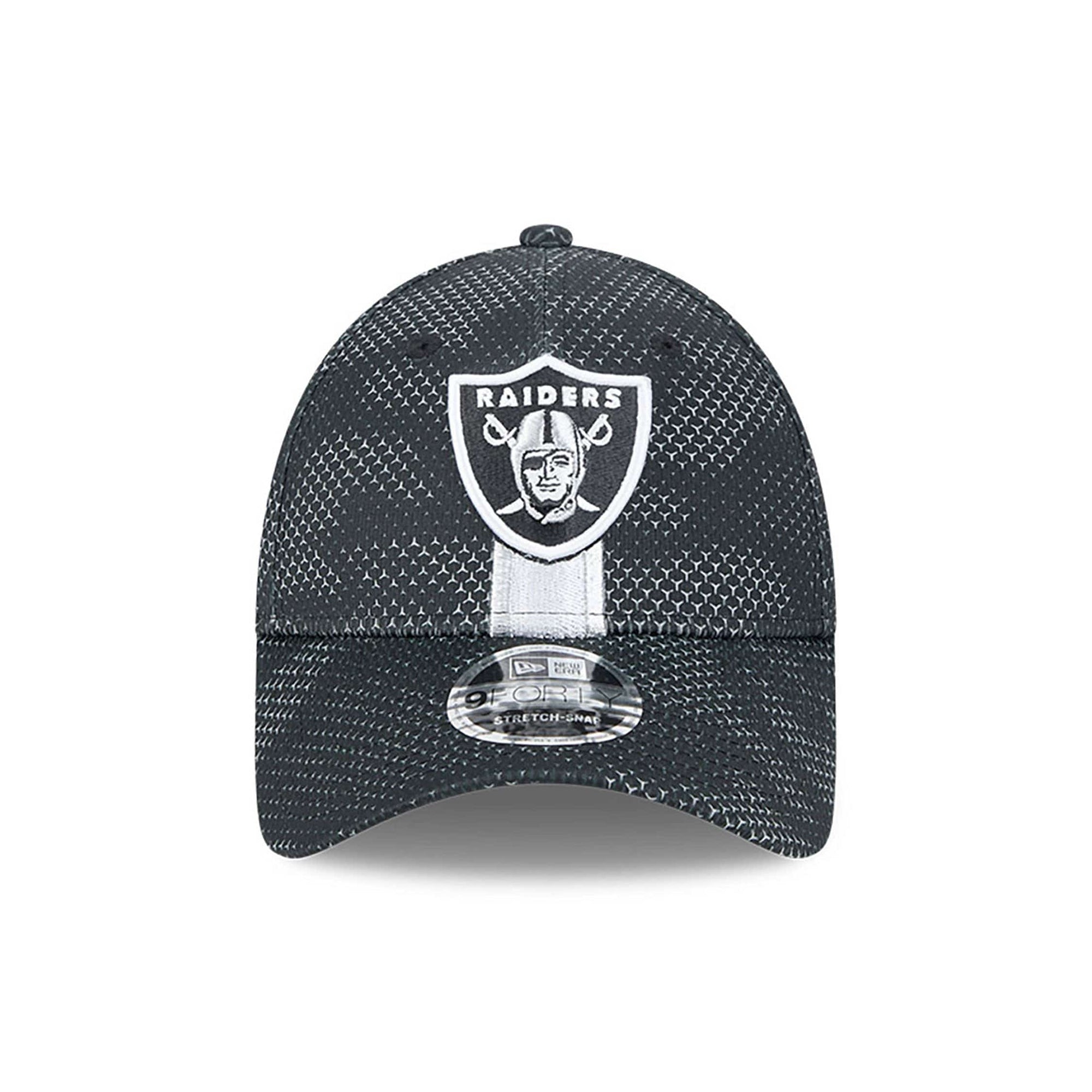 Las Vegas Raiders 2024 NFL Sideline New Era Stretch-Snap 9FORTY Cap Schwarz - STADIUMDREAMS