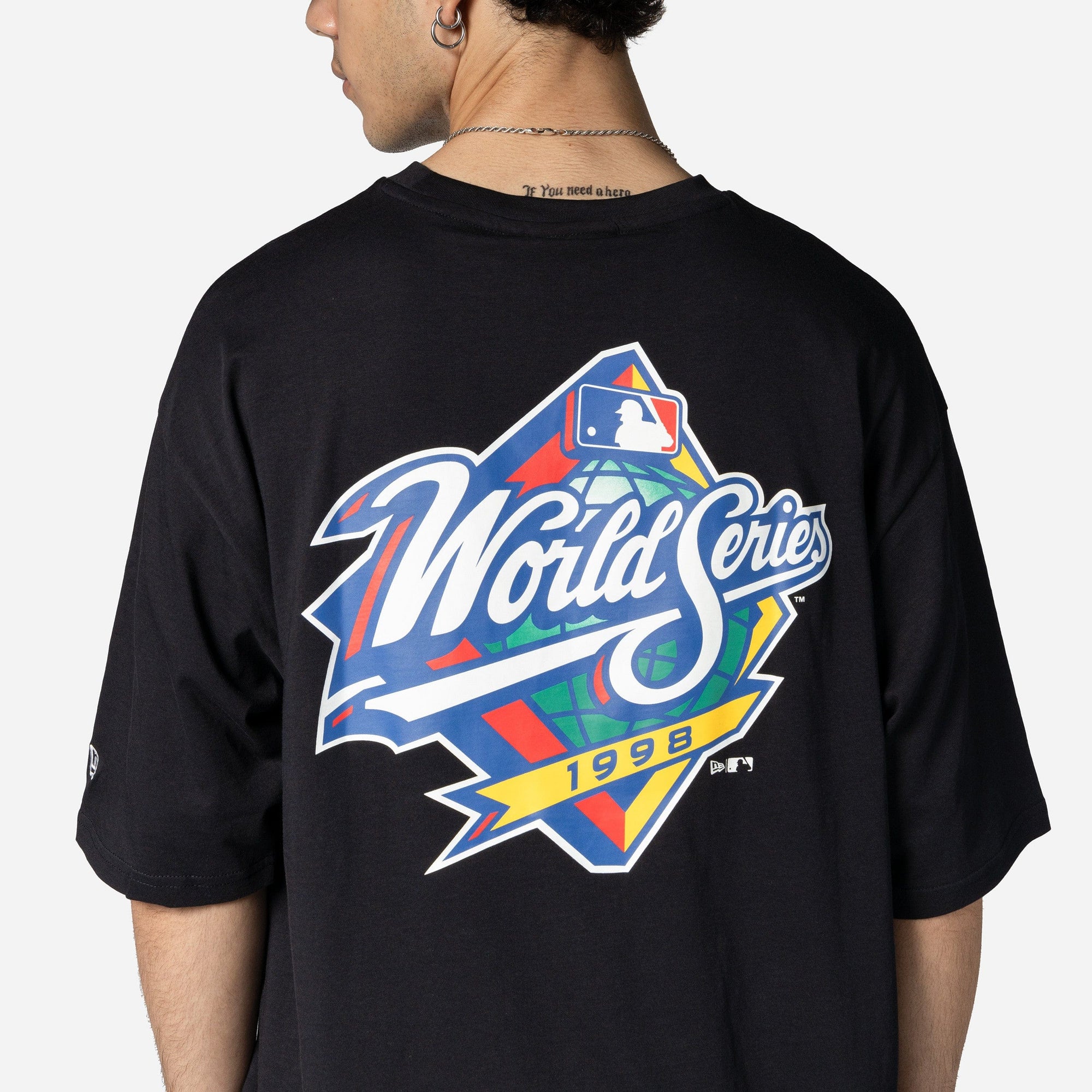 MLB WORLD SERIES OS TEE NEYYAN  NVYWHI - STADIUMDREAMS