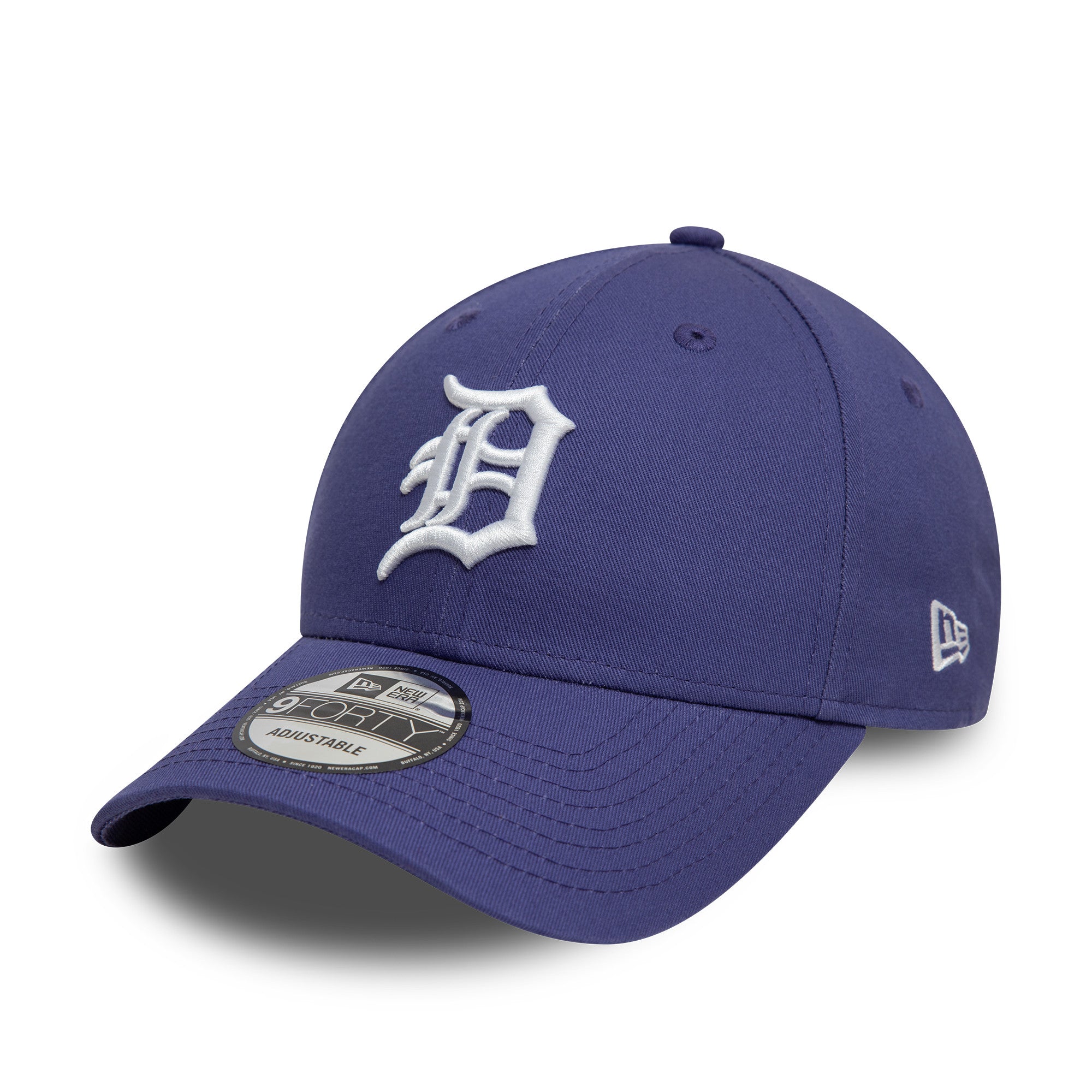 Detroit Tigers New Era League Essential 9FORTY MLB Cap Lila - STADIUMDREAMS
