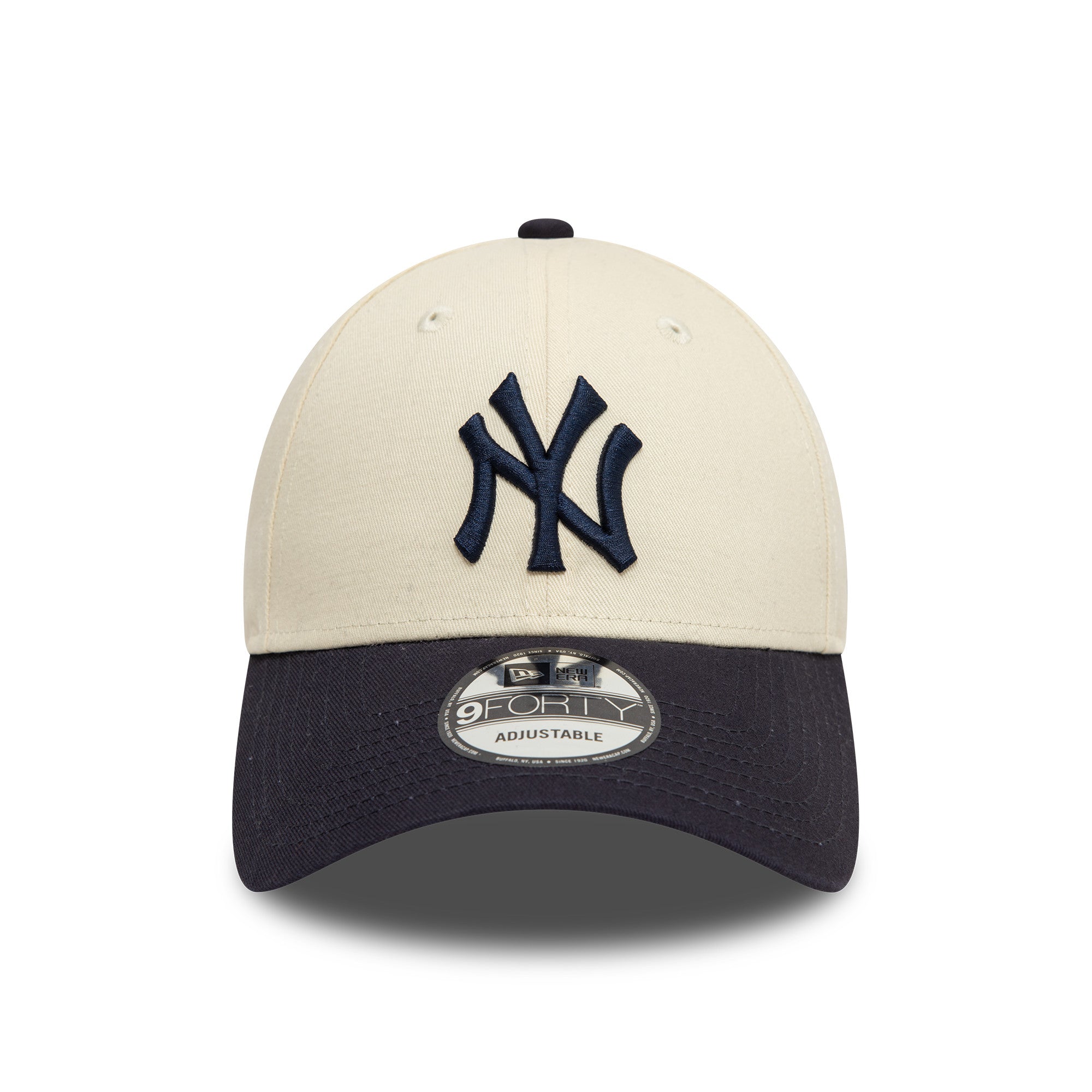 New York Yankees New Era Colour Block 9FORTY MLB Cap Beige - STADIUMDREAMS