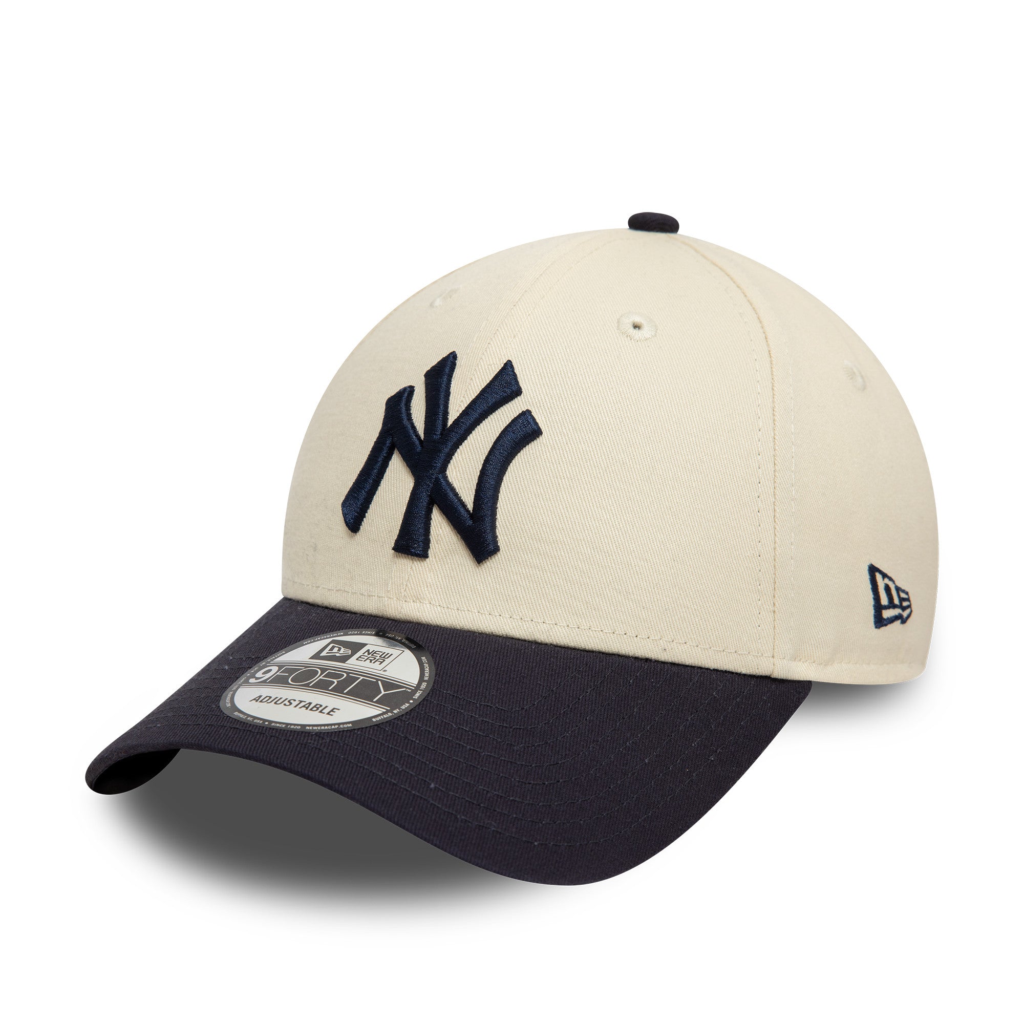 New York Yankees New Era Colour Block 9FORTY MLB Cap Beige - STADIUMDREAMS