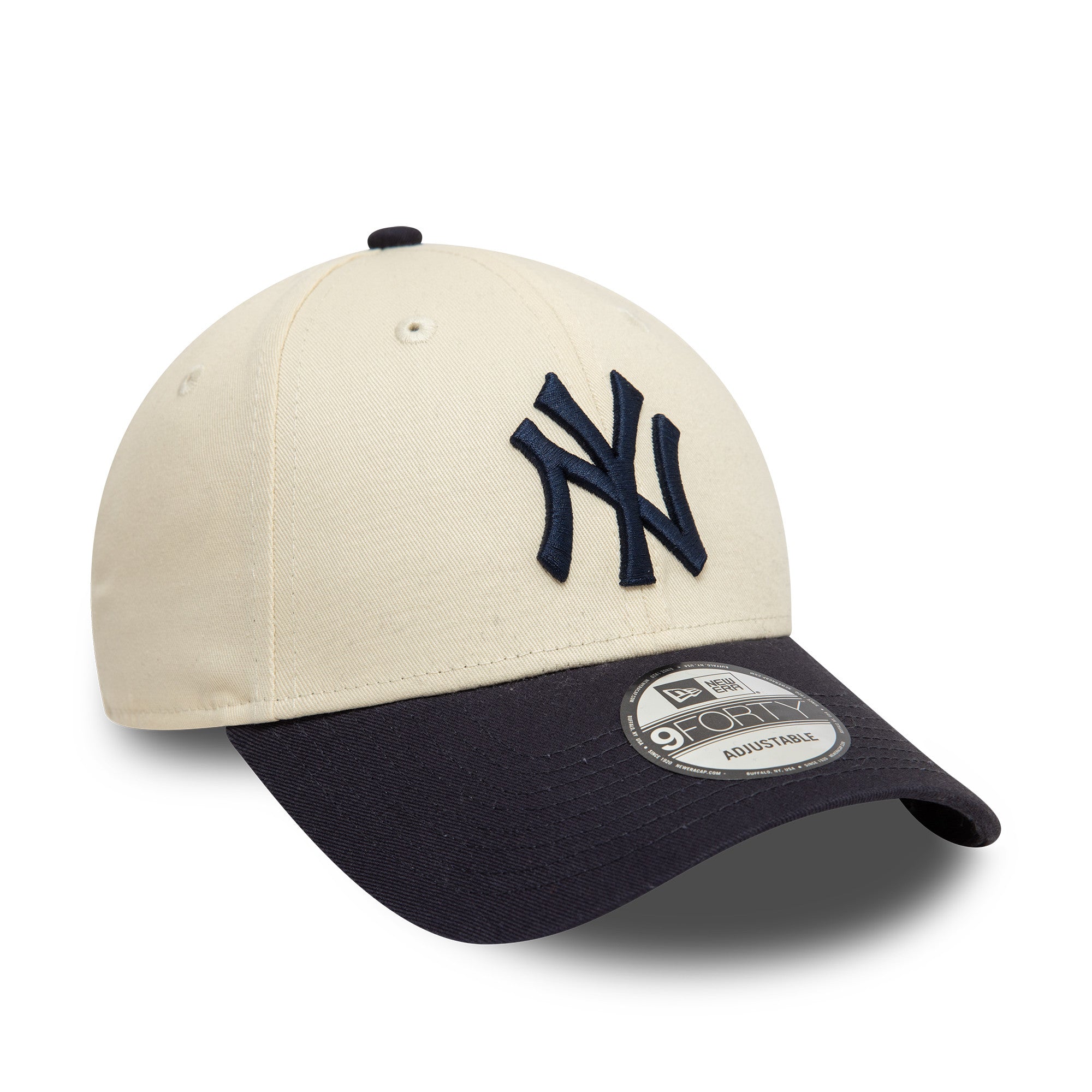 New York Yankees New Era Colour Block 9FORTY MLB Cap Beige - STADIUMDREAMS