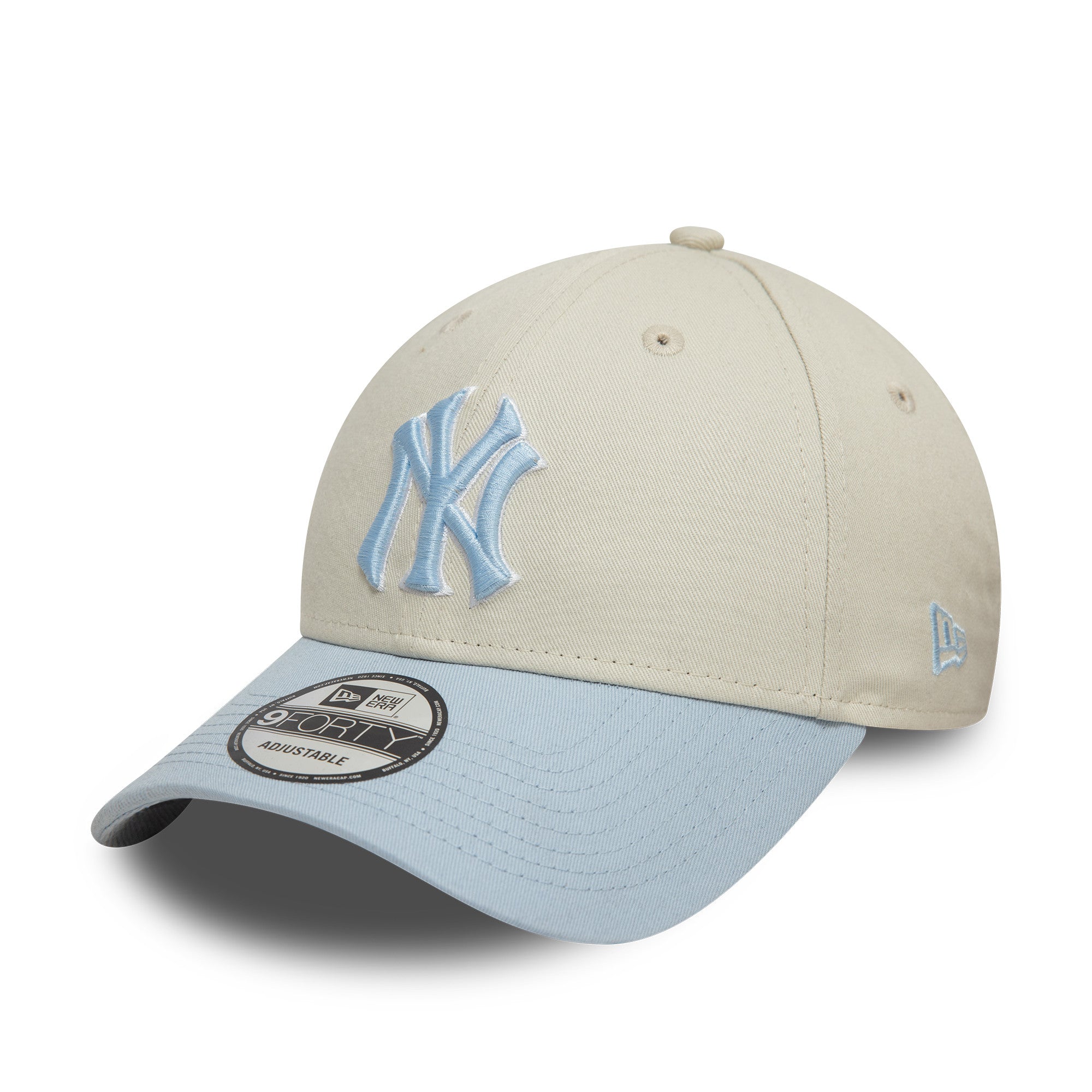 New York Yankees New Era World Series Side Patch 9FORTY MLB Cap Beige - STADIUMDREAMS