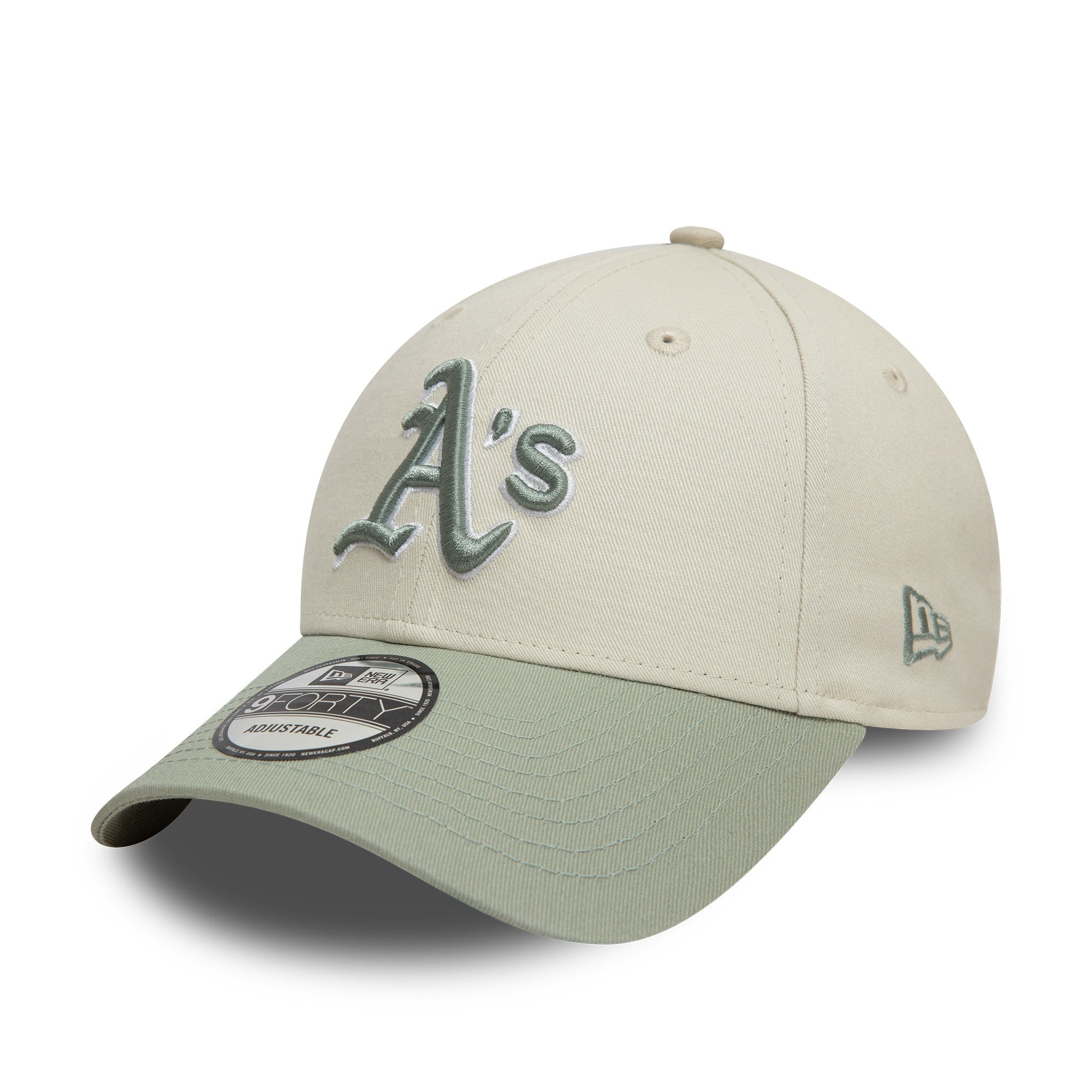 Oakland Athletics New Era World Series Side Patch 9FORTY MLB Cap Beige - STADIUMDREAMS