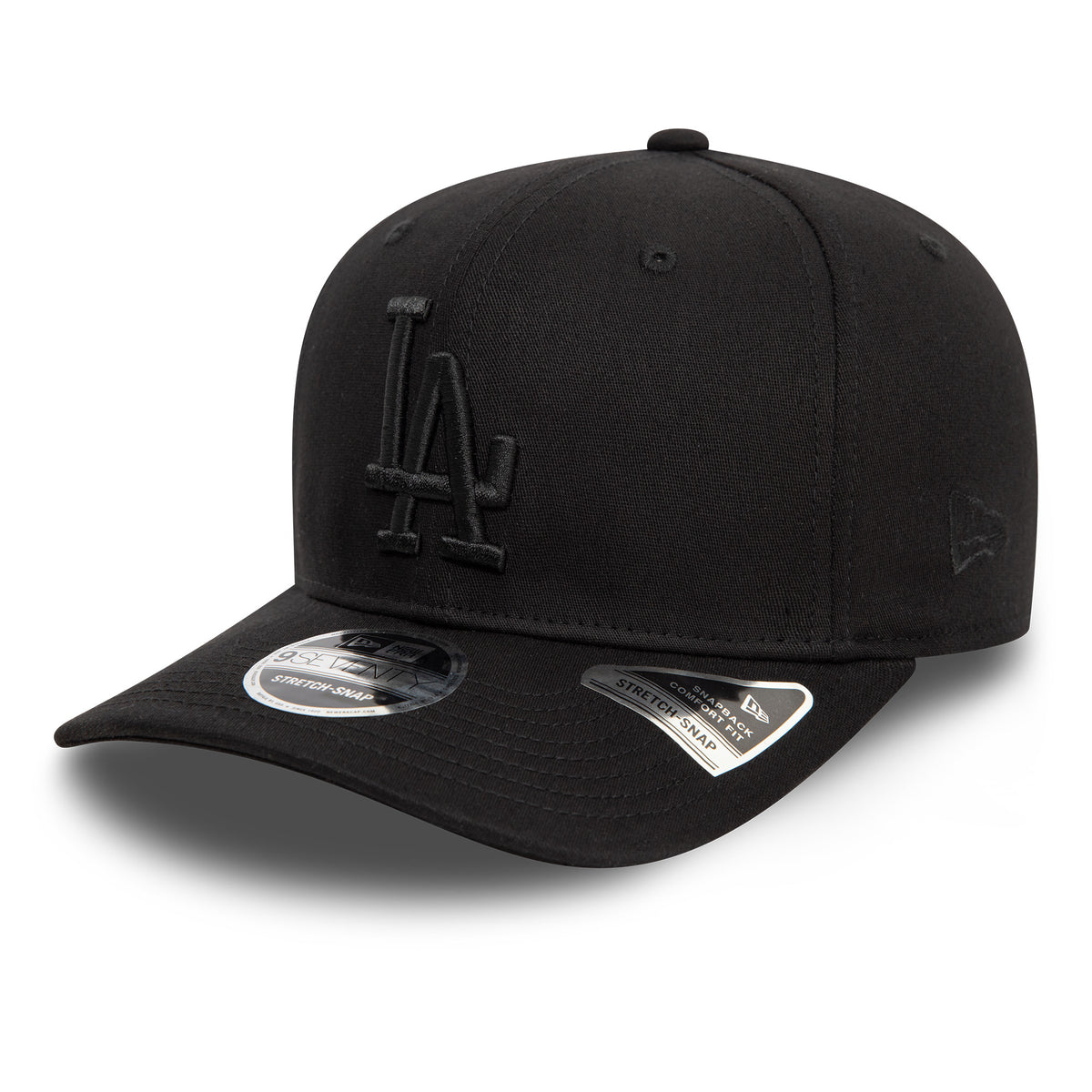 Los Angeles Dodgers New Era Black on Black 9SEVENTY MLB Cap Schwarz - STADIUMDREAMS