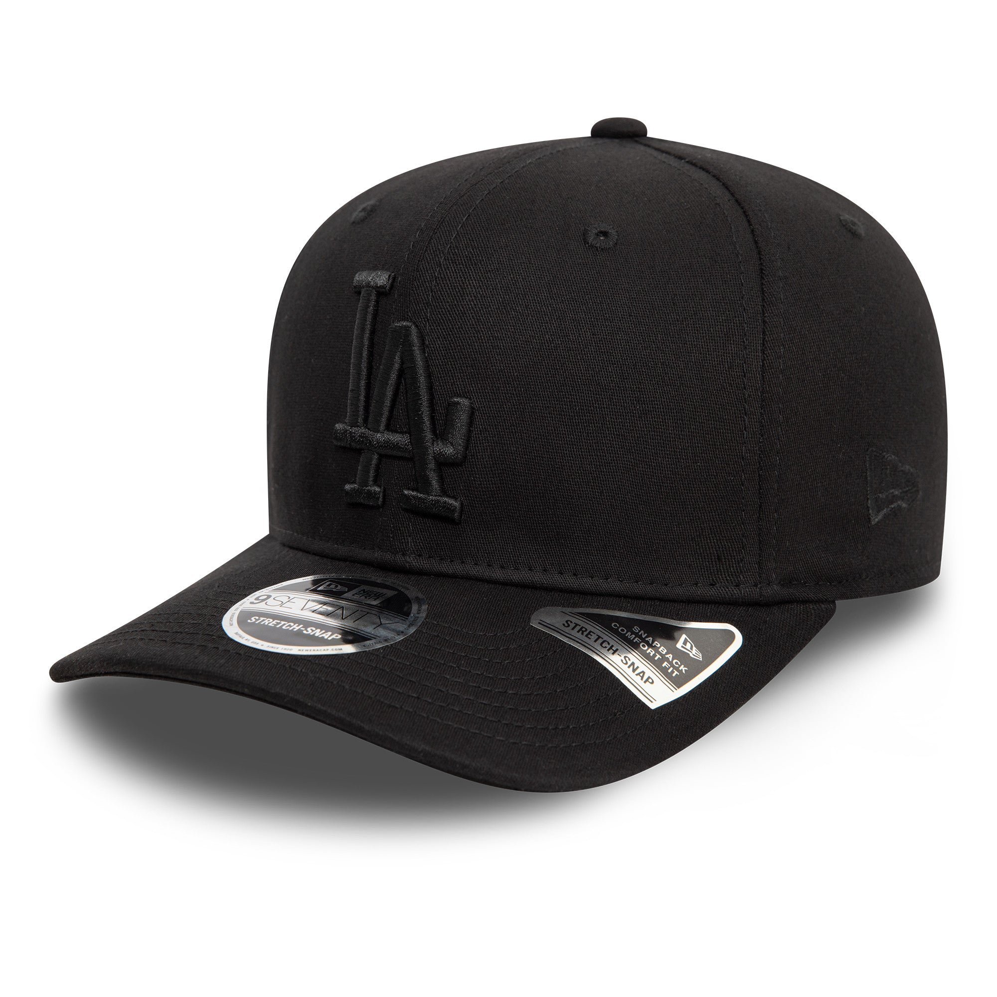 Los Angeles Dodgers New Era Black on Black 9SEVENTY MLB Cap Schwarz - STADIUMDREAMS