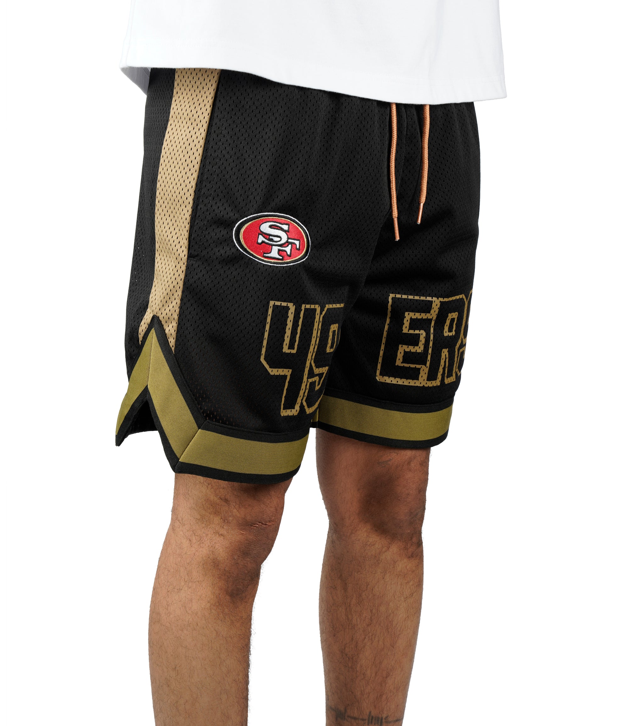 San Francisco 49ers New Era Graphic Mesh NFL Short Schwarz - STADIUMDREAMS