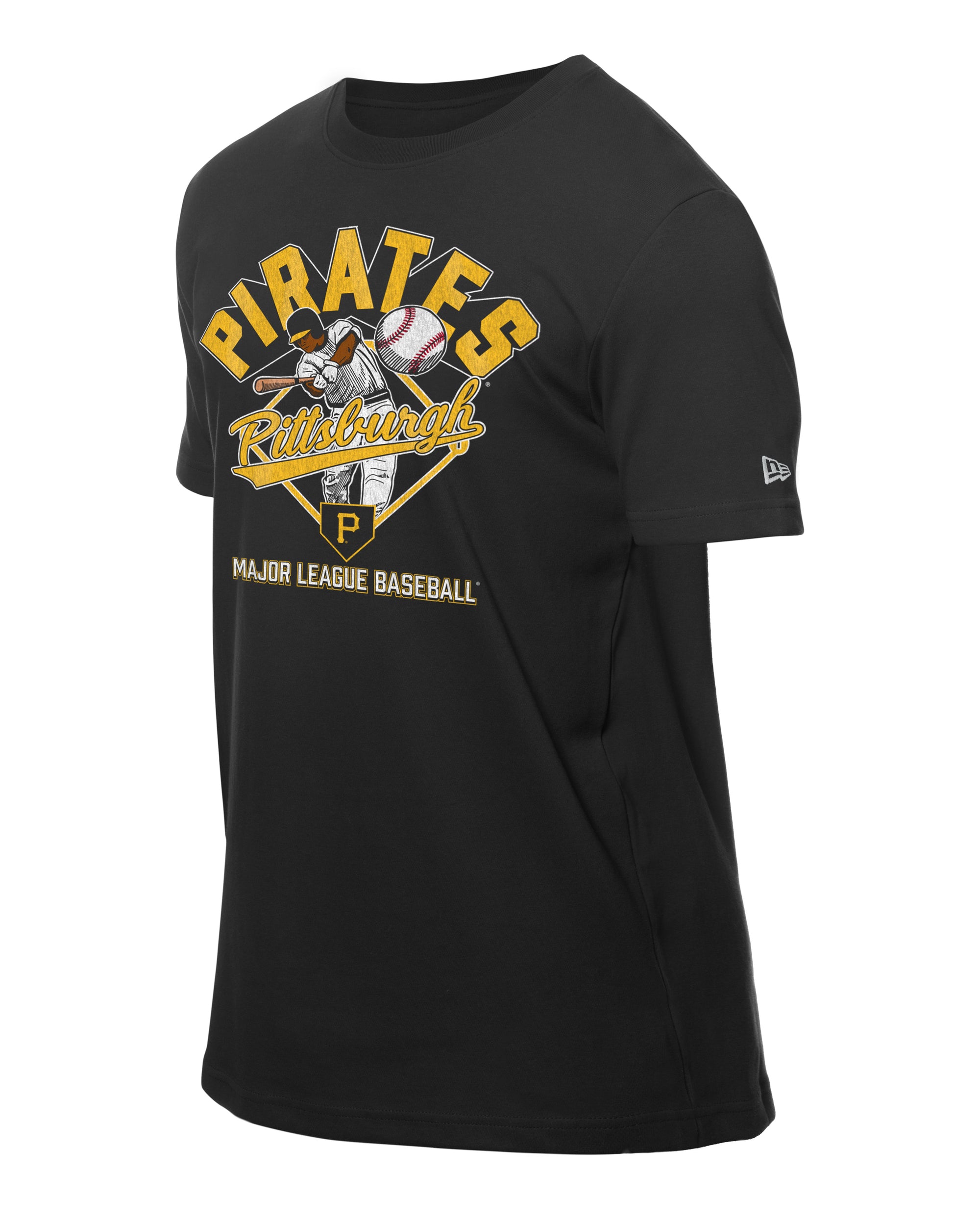 Pittsburgh Pirates New Era 2025 Batting Practice MLB T-Shirt Schwarz - STADIUMDREAMS