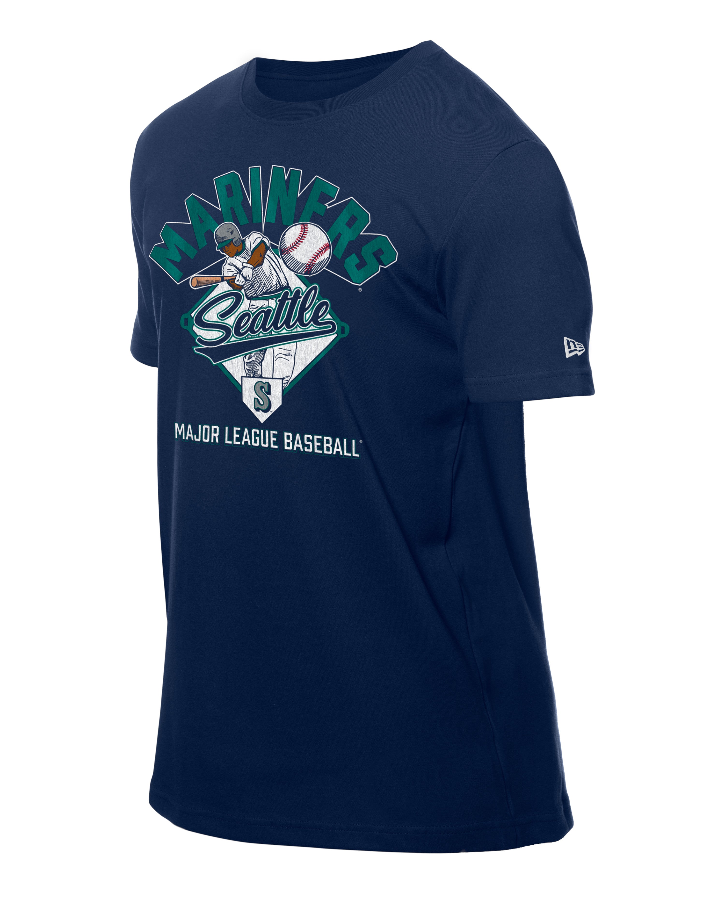 Seattle Mariners New Era 2025 Batting Practice MLB T-Shirt Navy - STADIUMDREAMS