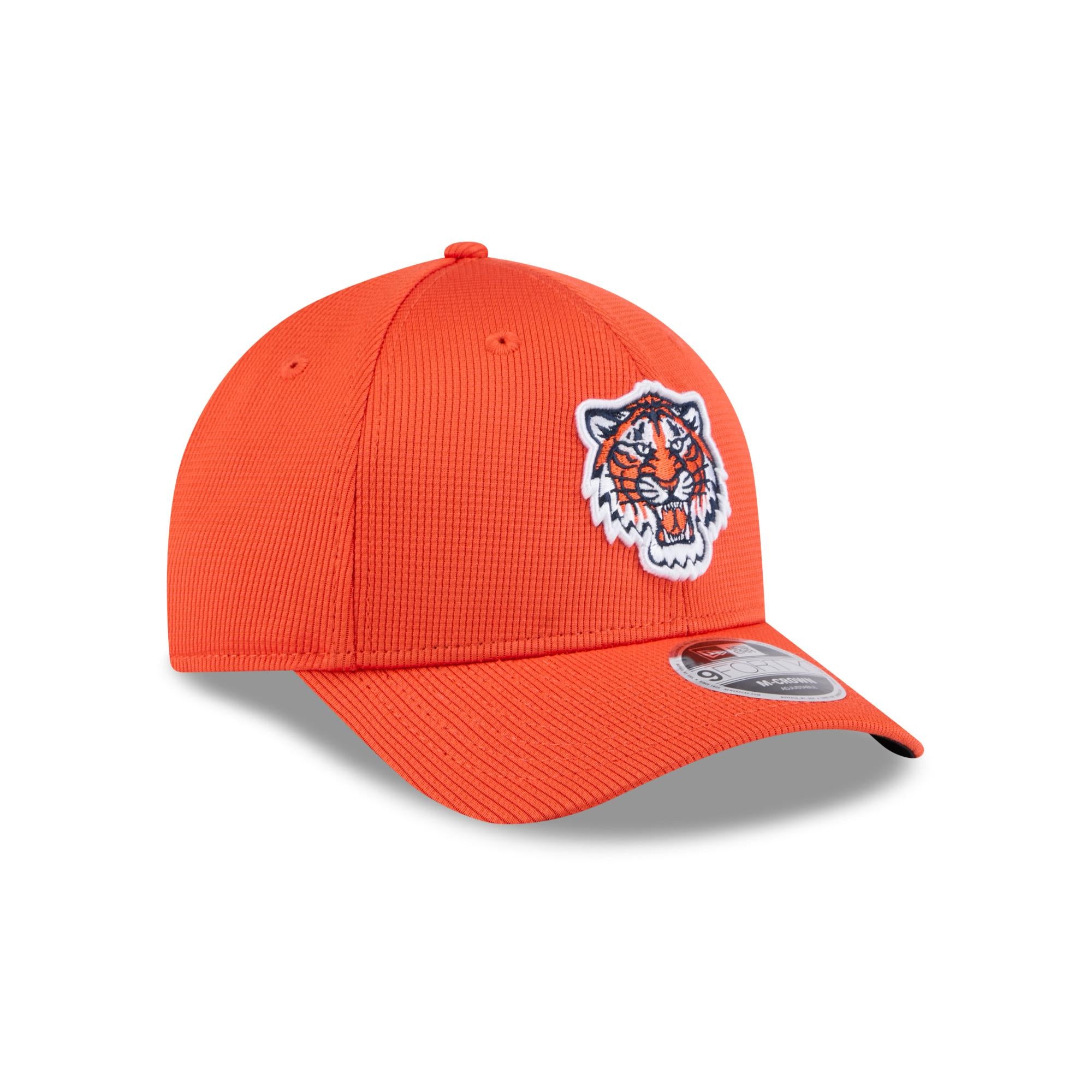 Detroit Tigers New Era MLB 2025 Spring Training 9FORTY M-Crown Snapback Cap Orange - STADIUMDREAMS