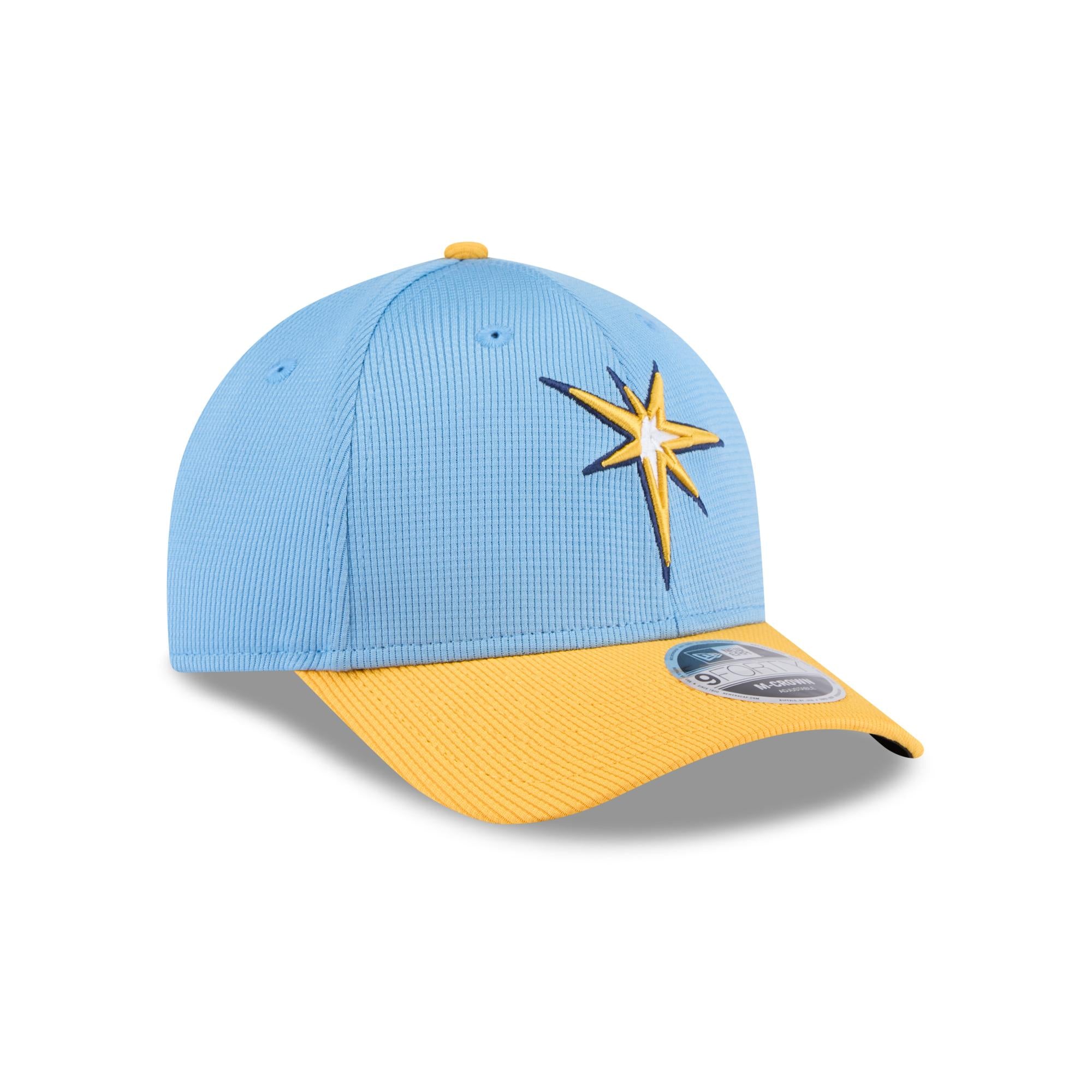 Tampa Bay Rays New Era MLB 2025 Spring Training 9FORTY M-Crown Snapback Cap Blau - STADIUMDREAMS