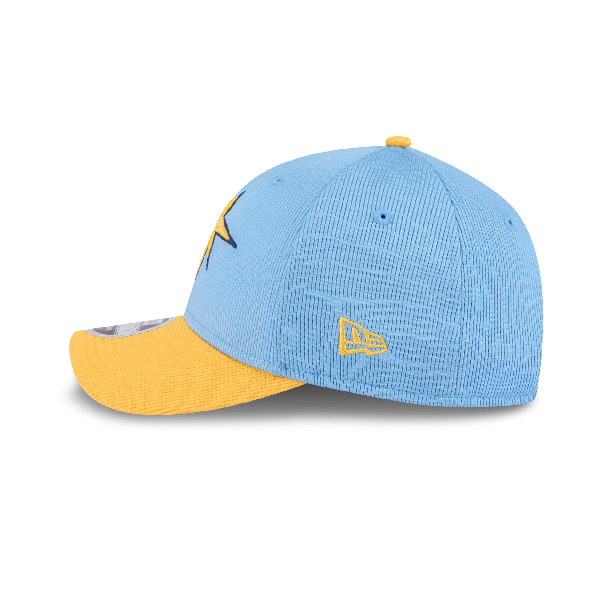 Tampa Bay Rays New Era MLB 2025 Spring Training 9FORTY M-Crown Snapback Cap Blau - STADIUMDREAMS