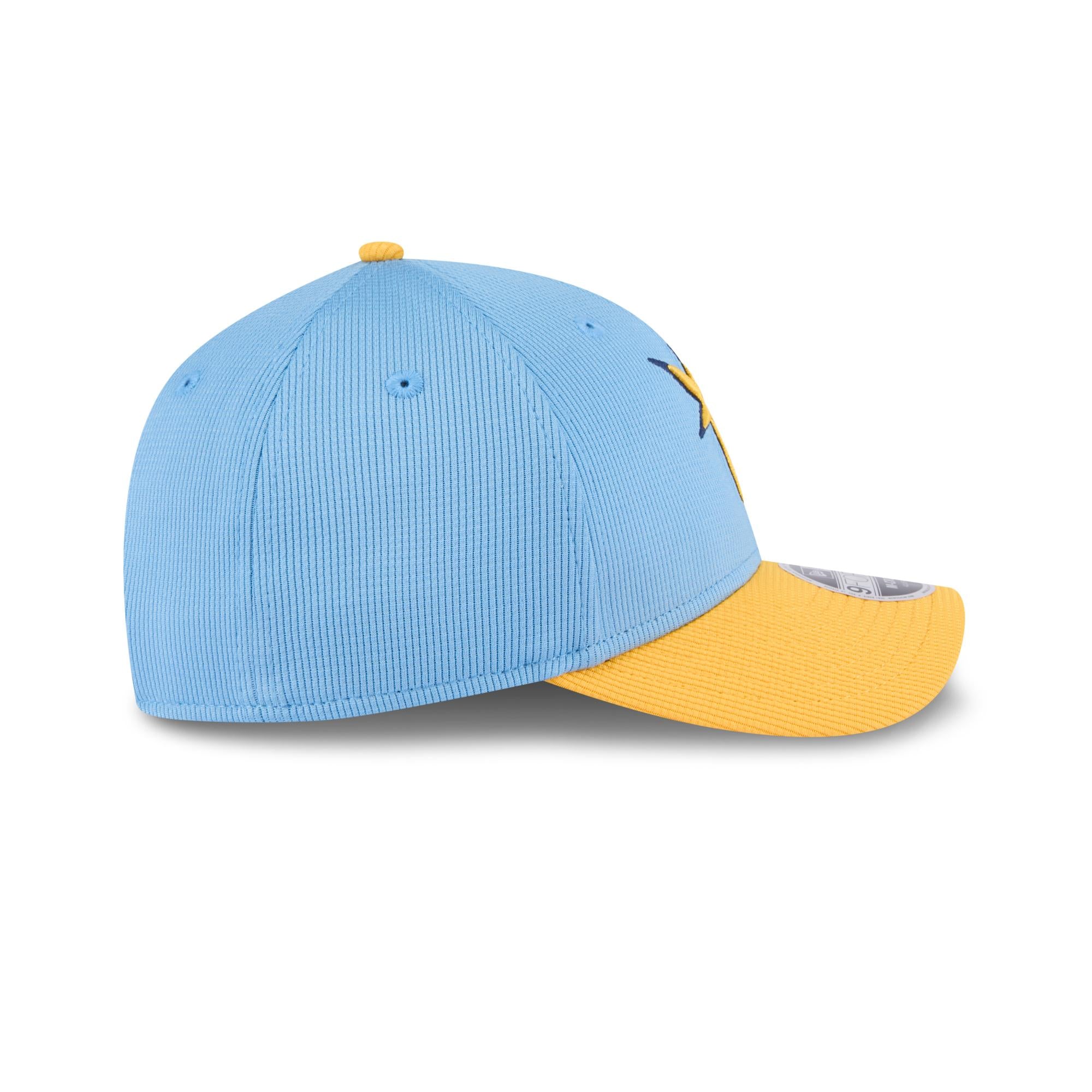 Tampa Bay Rays New Era MLB 2025 Spring Training 9FORTY M-Crown Snapback Cap Blau - STADIUMDREAMS