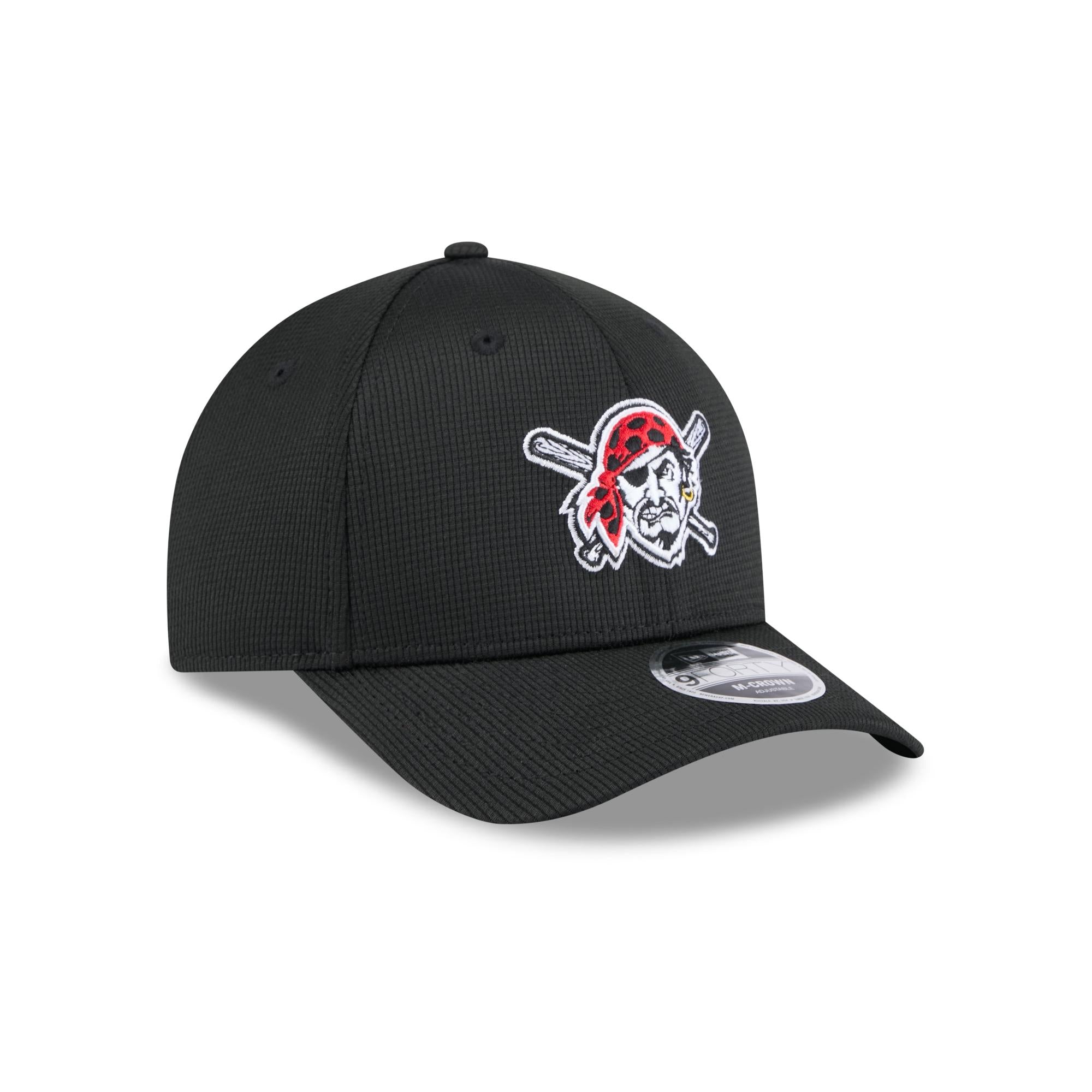 Pittsburgh Pirates New Era MLB 2025 Spring Training 9FORTY M-Crown Snapback Cap Schwarz - STADIUMDREAMS