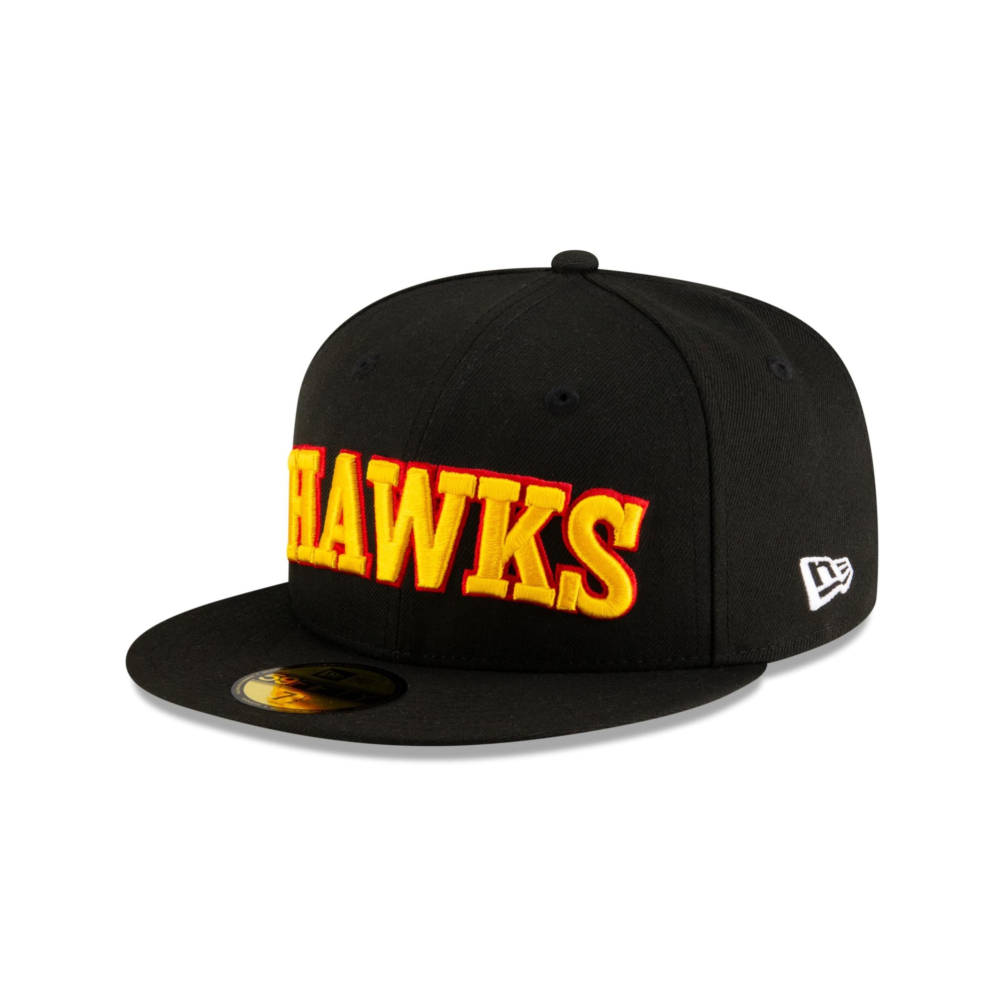 Atlanta Hawks New Era NBA 2024 Statement Edition 59FIFTY Cap Schwarz - STADIUMDREAMS