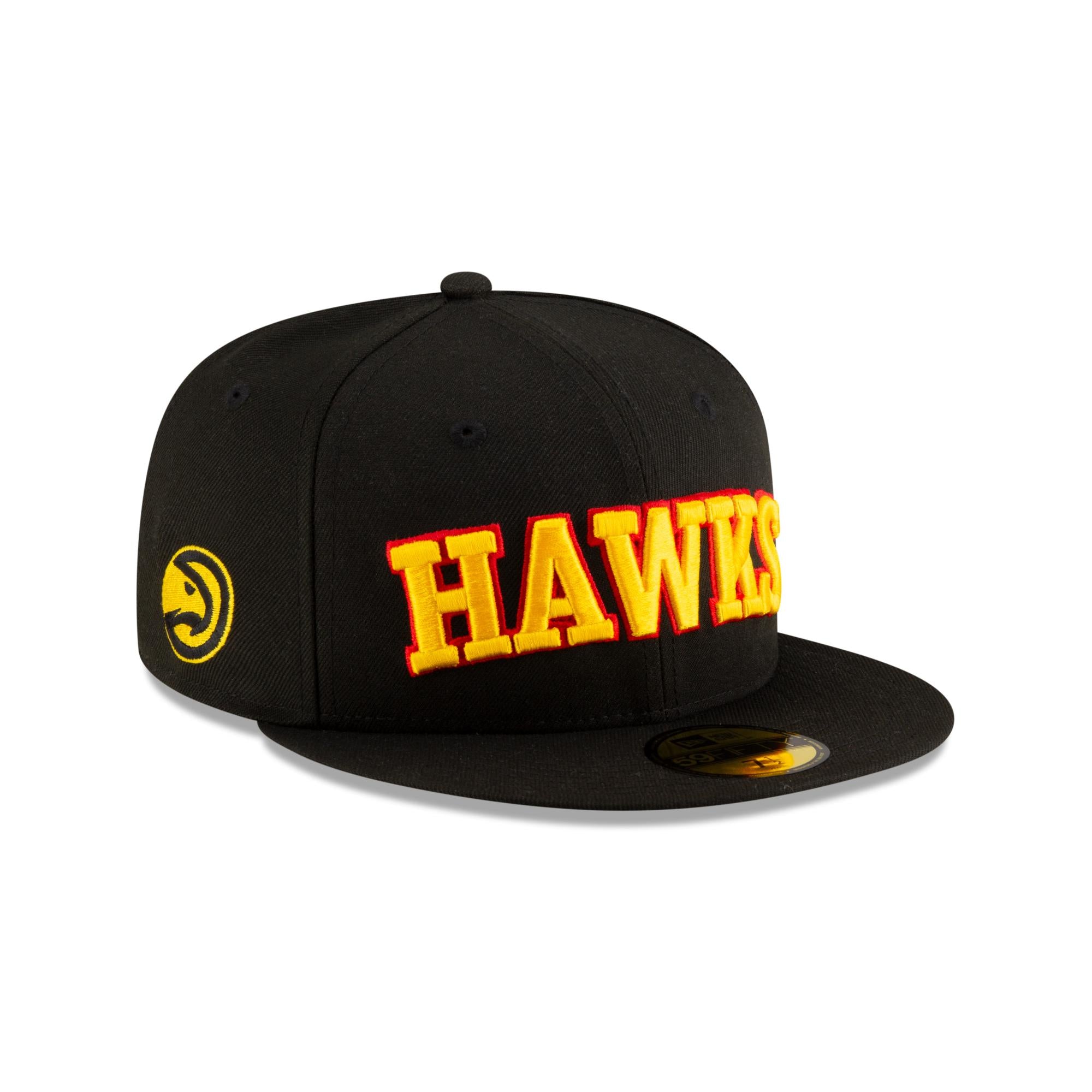 Atlanta Hawks New Era NBA 2024 Statement Edition 59FIFTY Cap Schwarz - STADIUMDREAMS