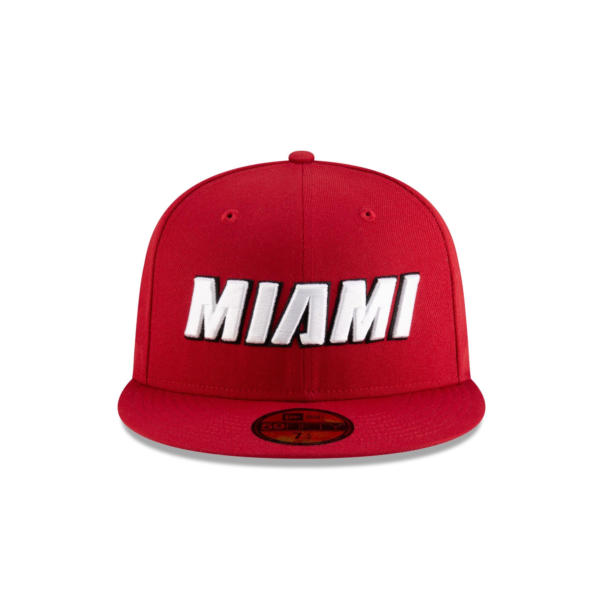 Miami Heat New Era NBA 2024 Statement Edition 59FIFTY Cap Rot - STADIUMDREAMS