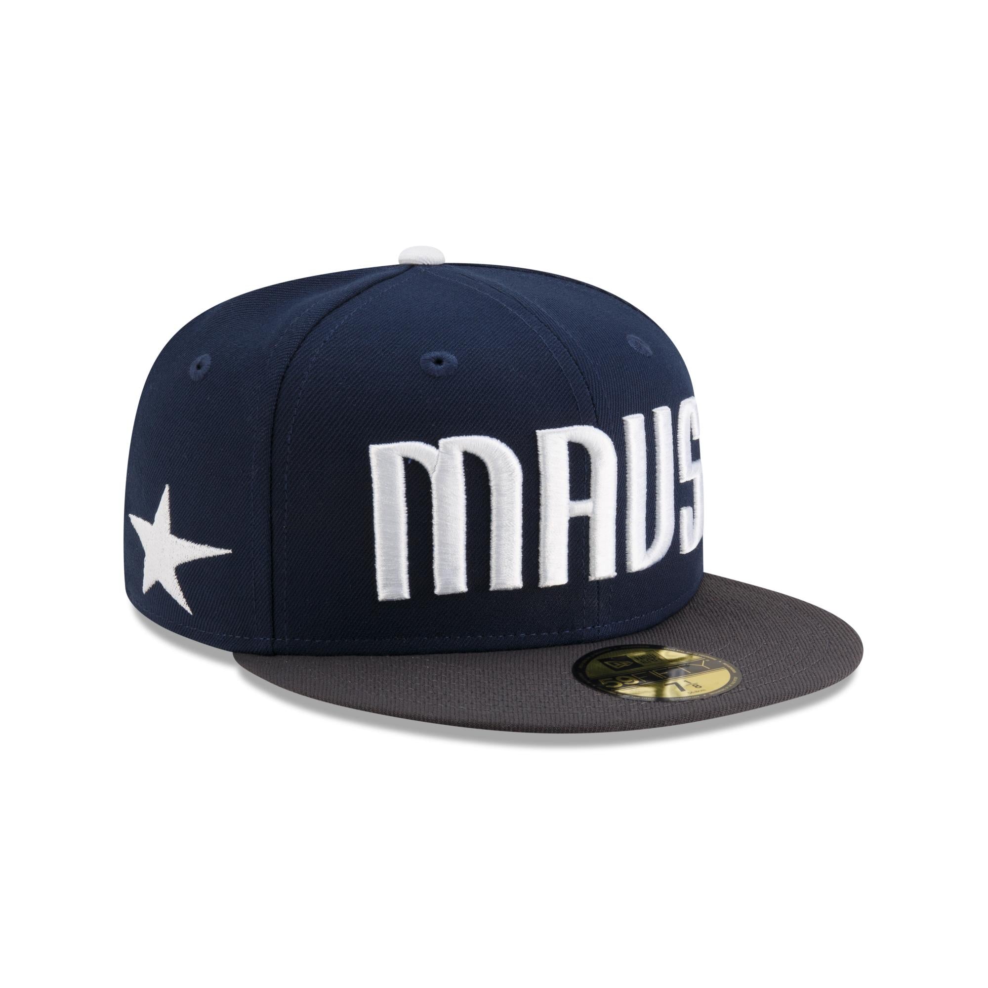 Dallas Mavericks New Era NBA 2024 Statement Edition 59FIFTY Cap Navy - STADIUMDREAMS