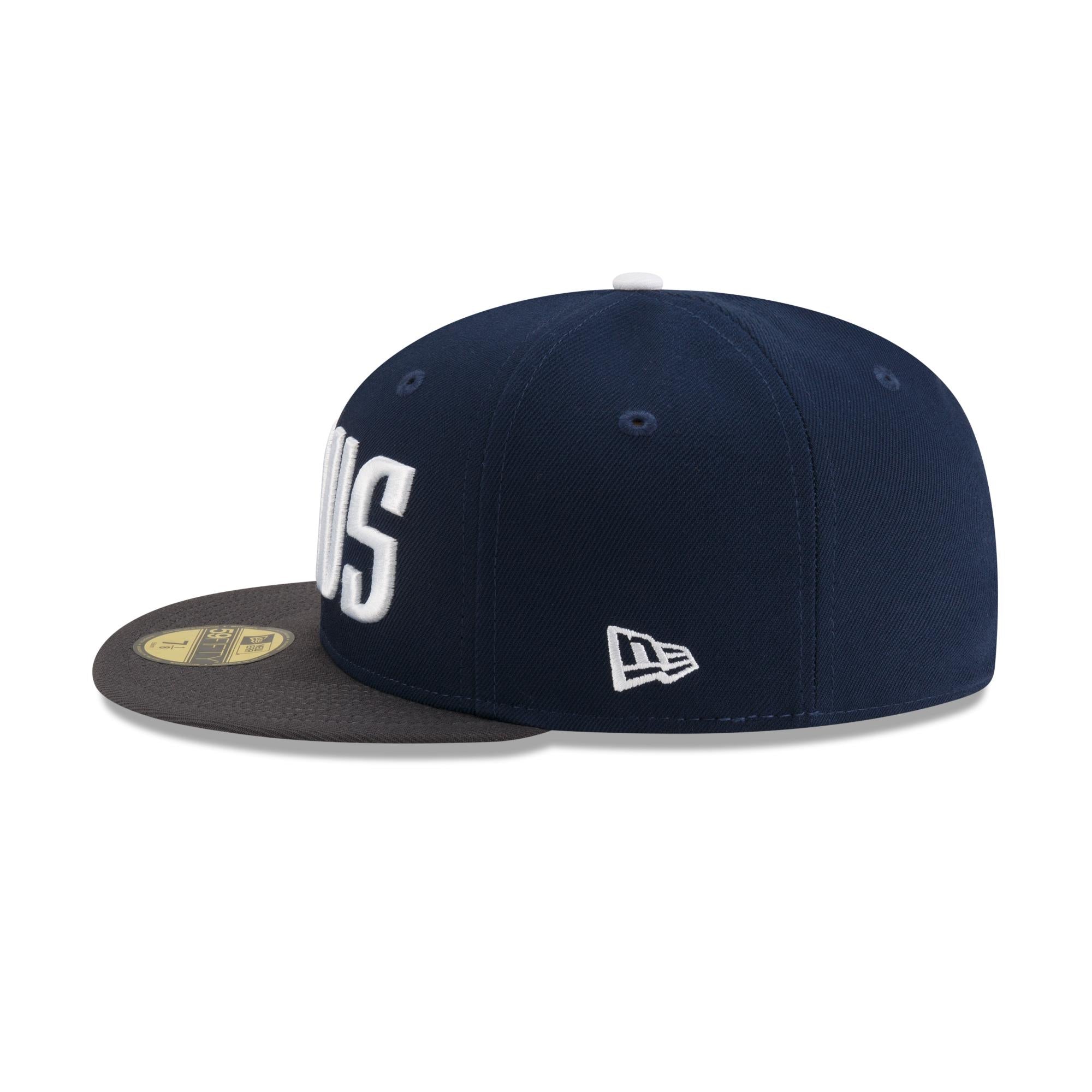 Dallas Mavericks New Era NBA 2024 Statement Edition 59FIFTY Cap Navy - STADIUMDREAMS