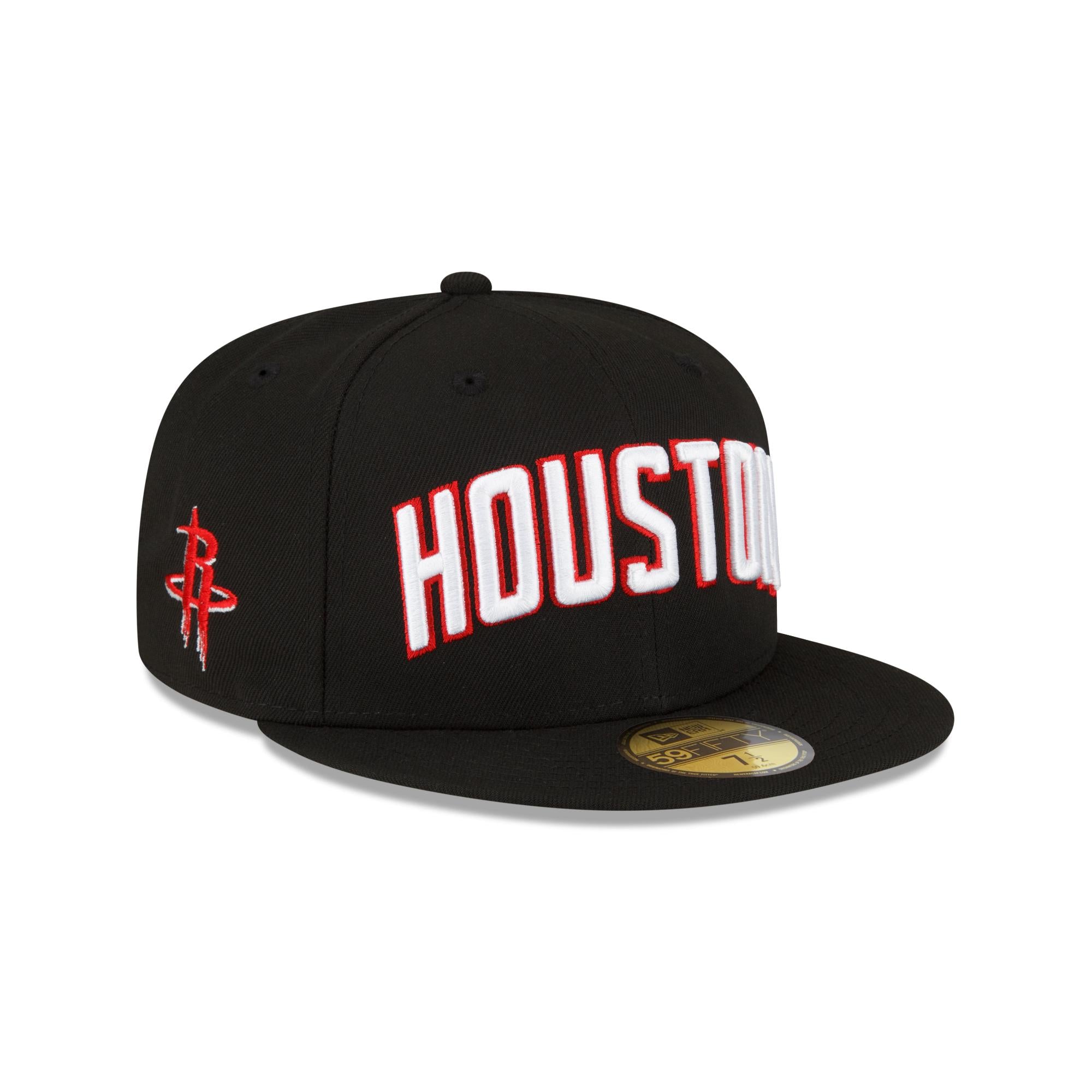 Houston Rockets New Era NBA 2024 Statement Edition 59FIFTY Cap Schwarz - STADIUMDREAMS