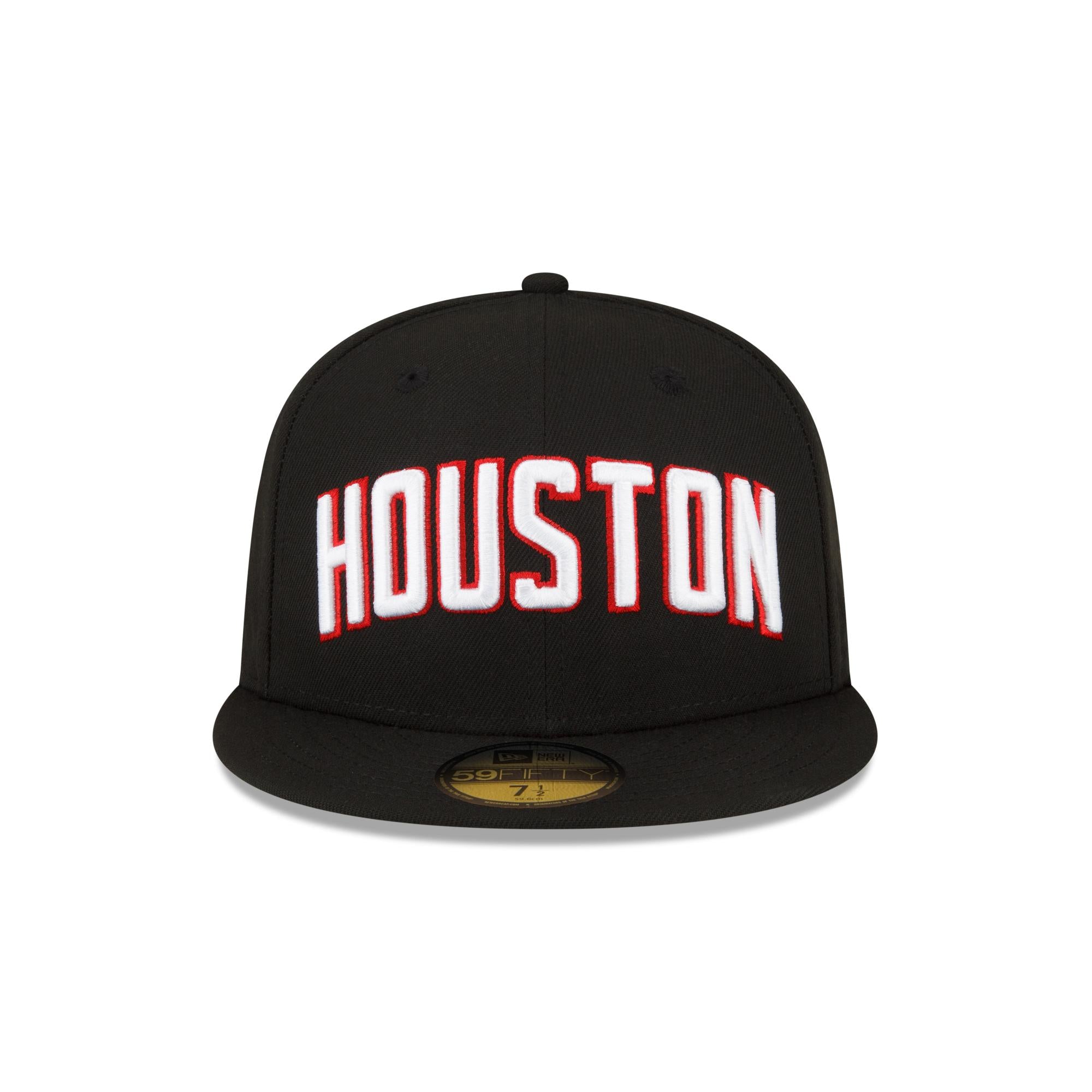 Houston Rockets New Era NBA 2024 Statement Edition 59FIFTY Cap Schwarz - STADIUMDREAMS