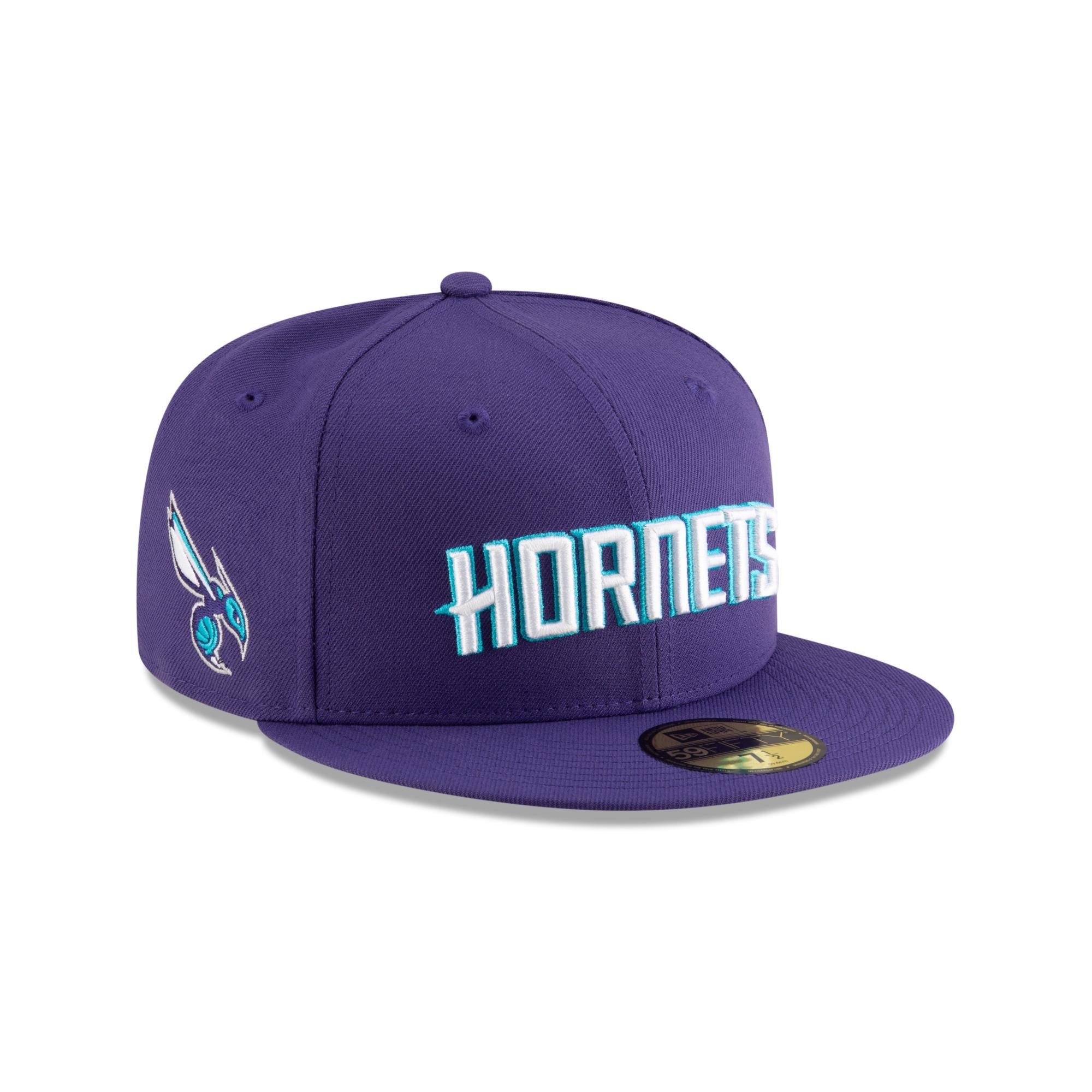 Charlotte Hornets New Era NBA 2024 Statement Edition 59FIFTY Cap Lila - STADIUMDREAMS