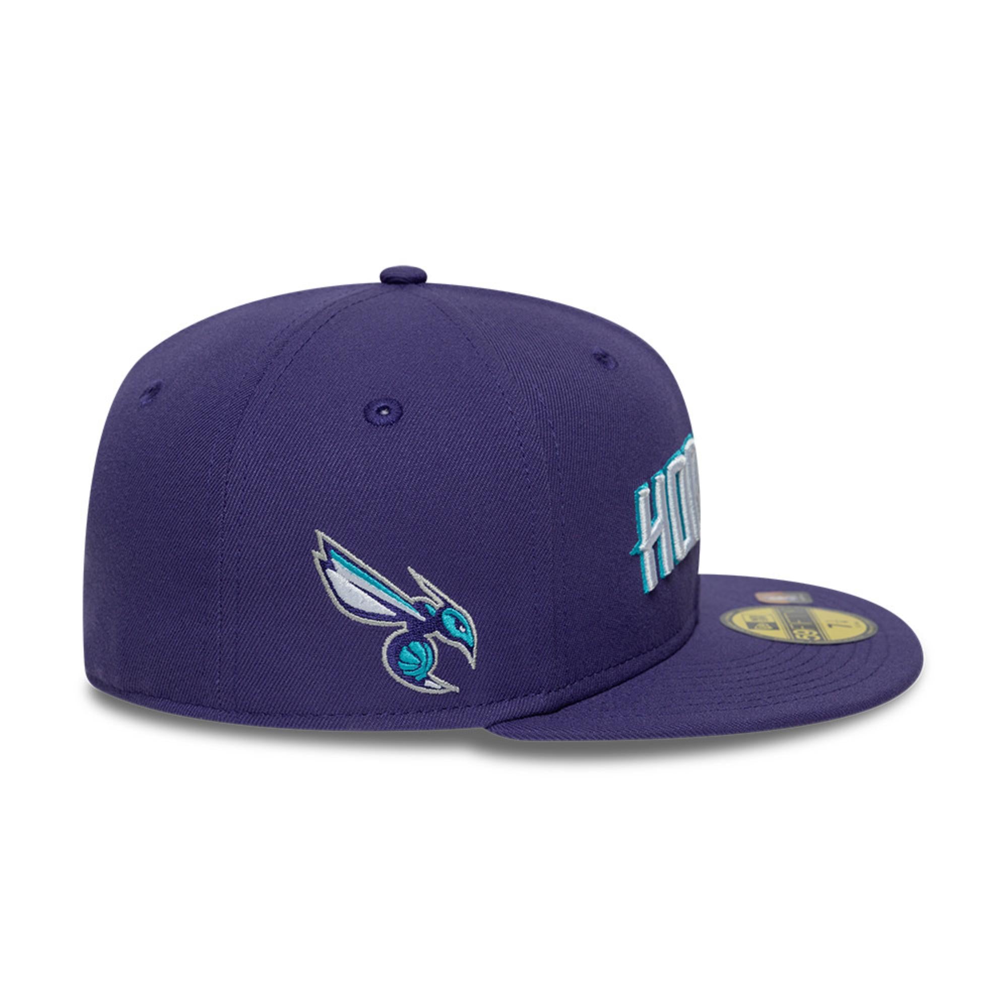 Charlotte Hornets New Era NBA 2024 Statement Edition 59FIFTY Cap Lila - STADIUMDREAMS