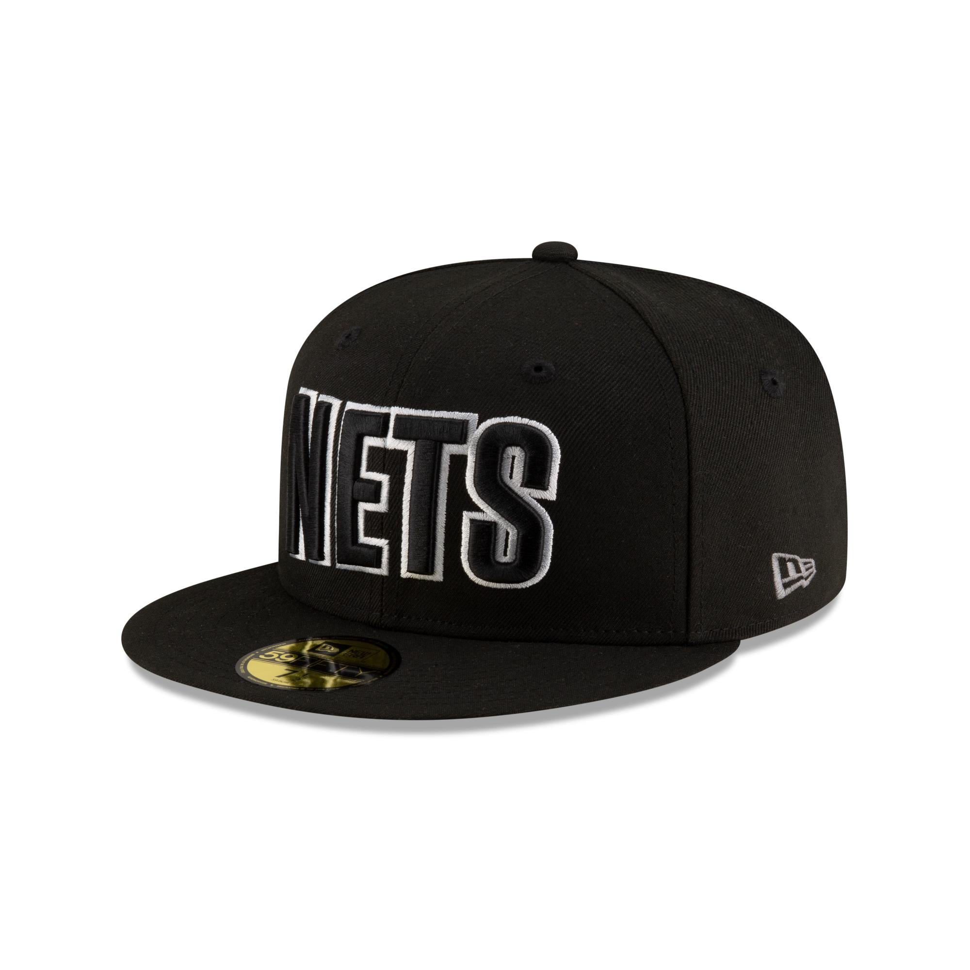 Brooklyn Nets New Era NBA 2024 Statement Edition 59FIFTY Cap Schwarz - STADIUMDREAMS