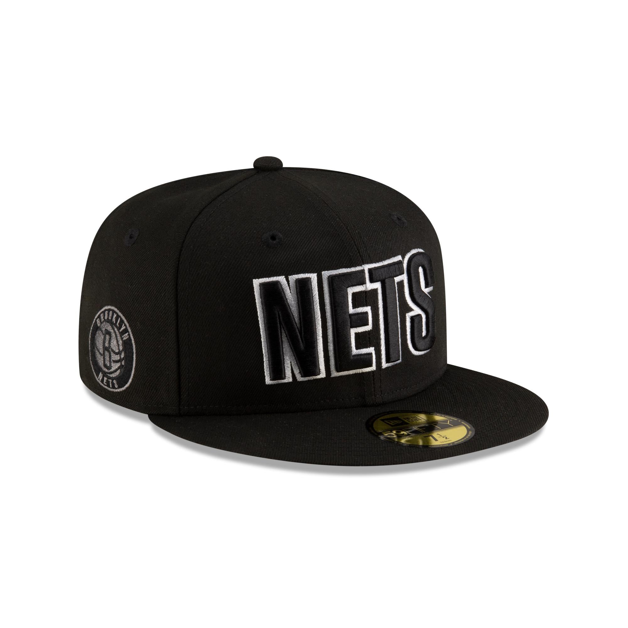 Brooklyn Nets New Era NBA 2024 Statement Edition 59FIFTY Cap Schwarz - STADIUMDREAMS
