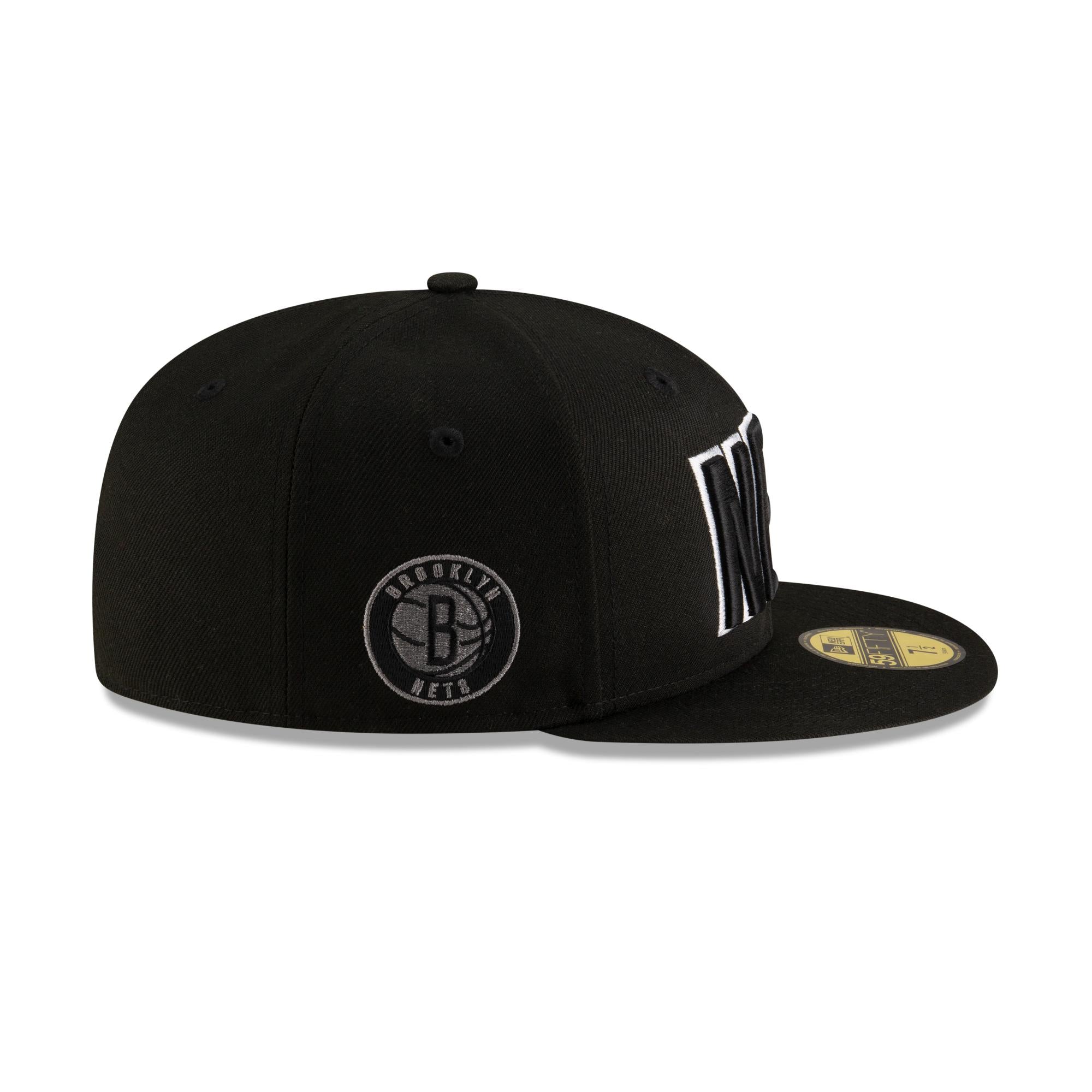 Brooklyn Nets New Era NBA 2024 Statement Edition 59FIFTY Cap Schwarz - STADIUMDREAMS