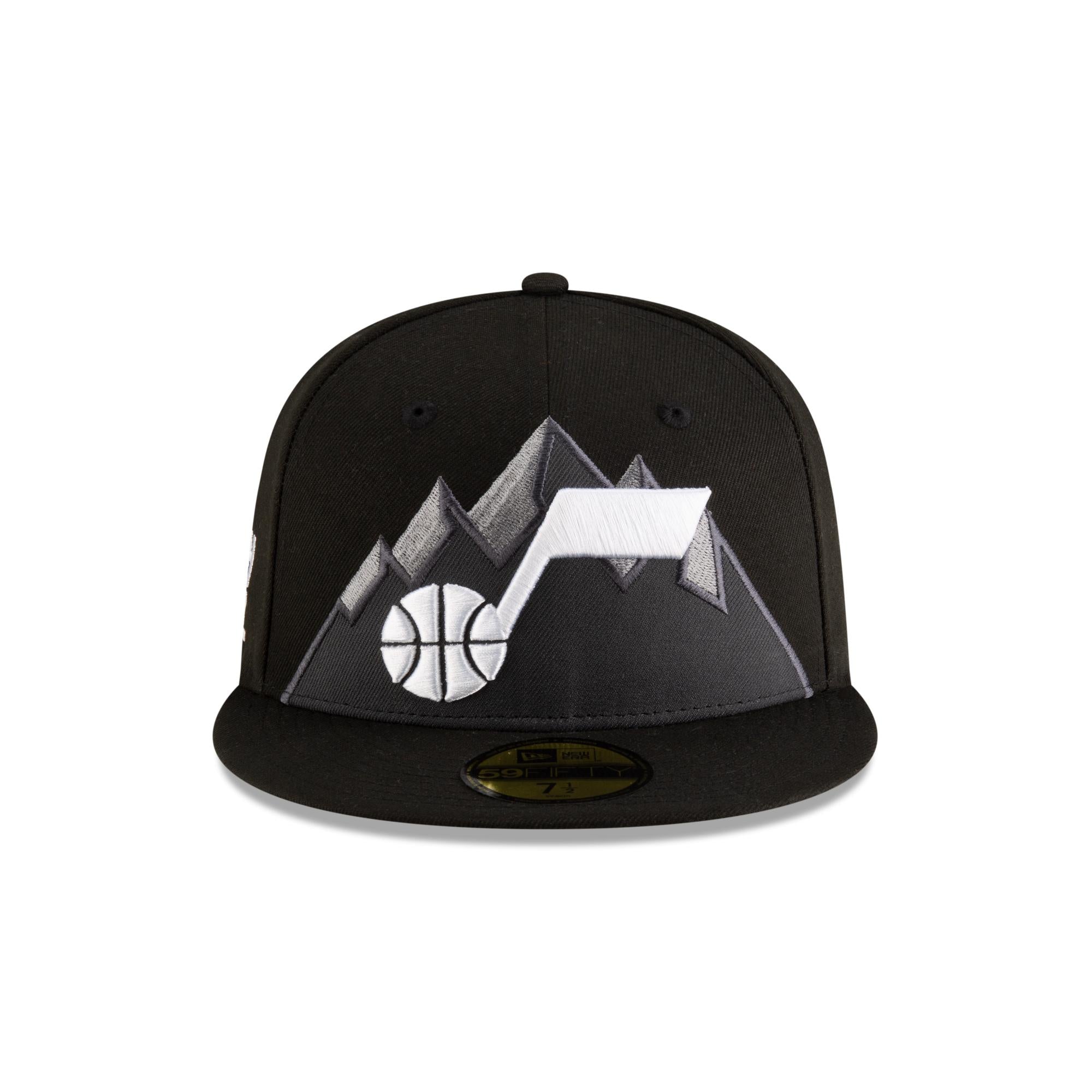 Utah Jazz New Era NBA 2024 Statement Edition 59FIFTY Cap Schwarz - STADIUMDREAMS