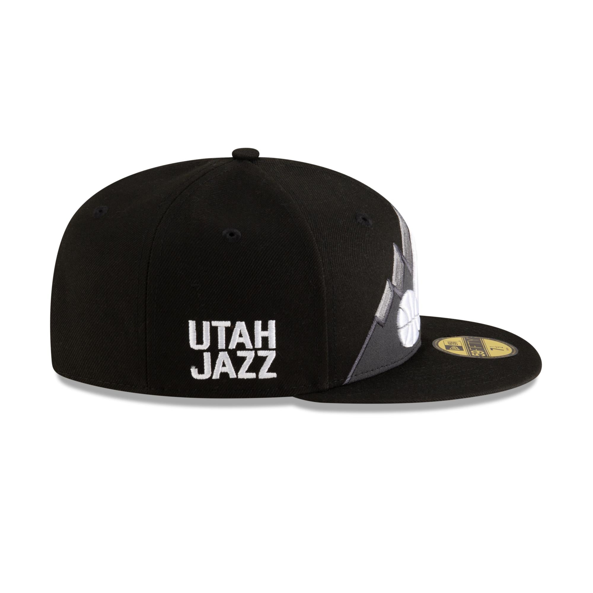 Utah Jazz New Era NBA 2024 Statement Edition 59FIFTY Cap Schwarz - STADIUMDREAMS