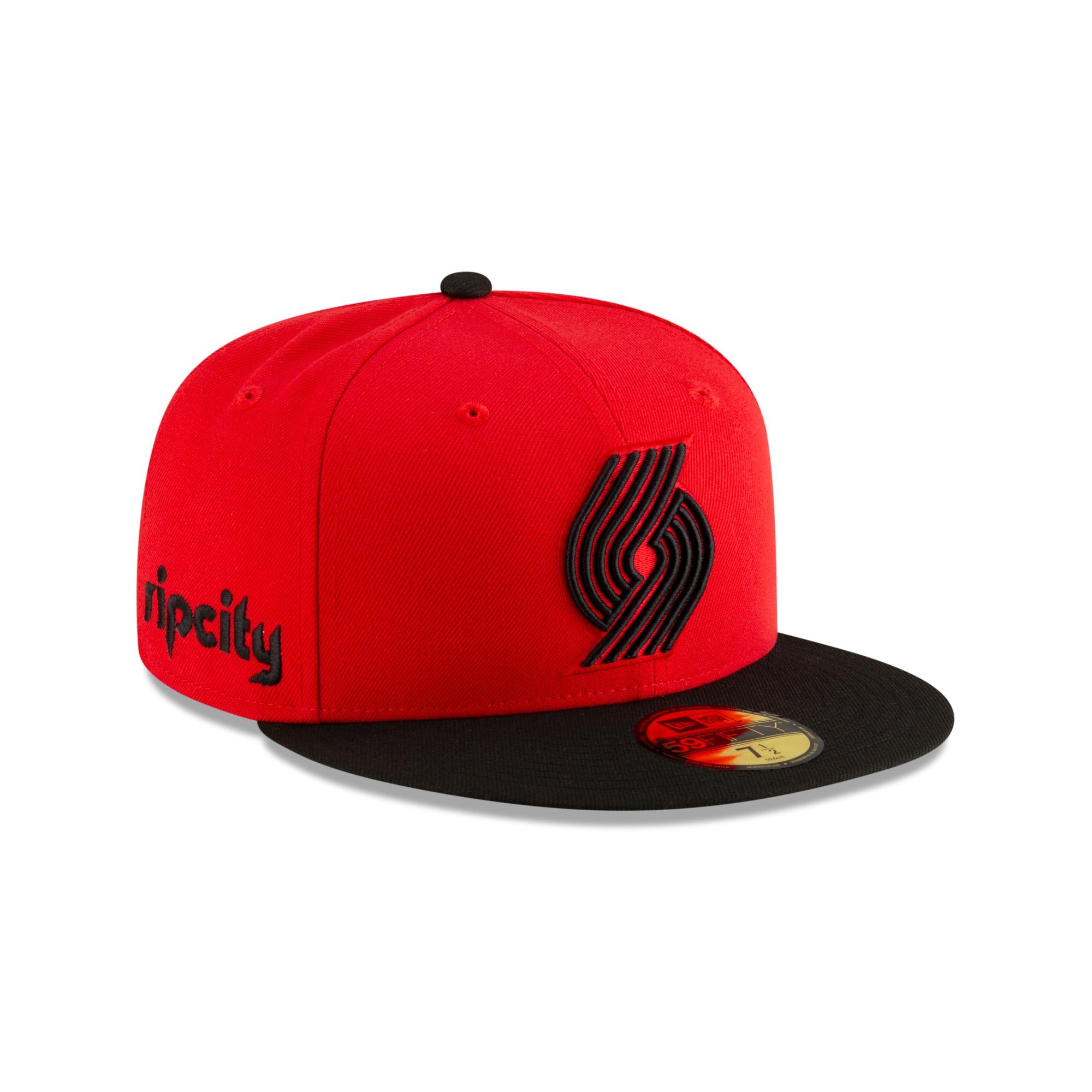 Portland Trail Blazers New Era NBA 2024 Statement Edition 59FIFTY Cap Rot - STADIUMDREAMS