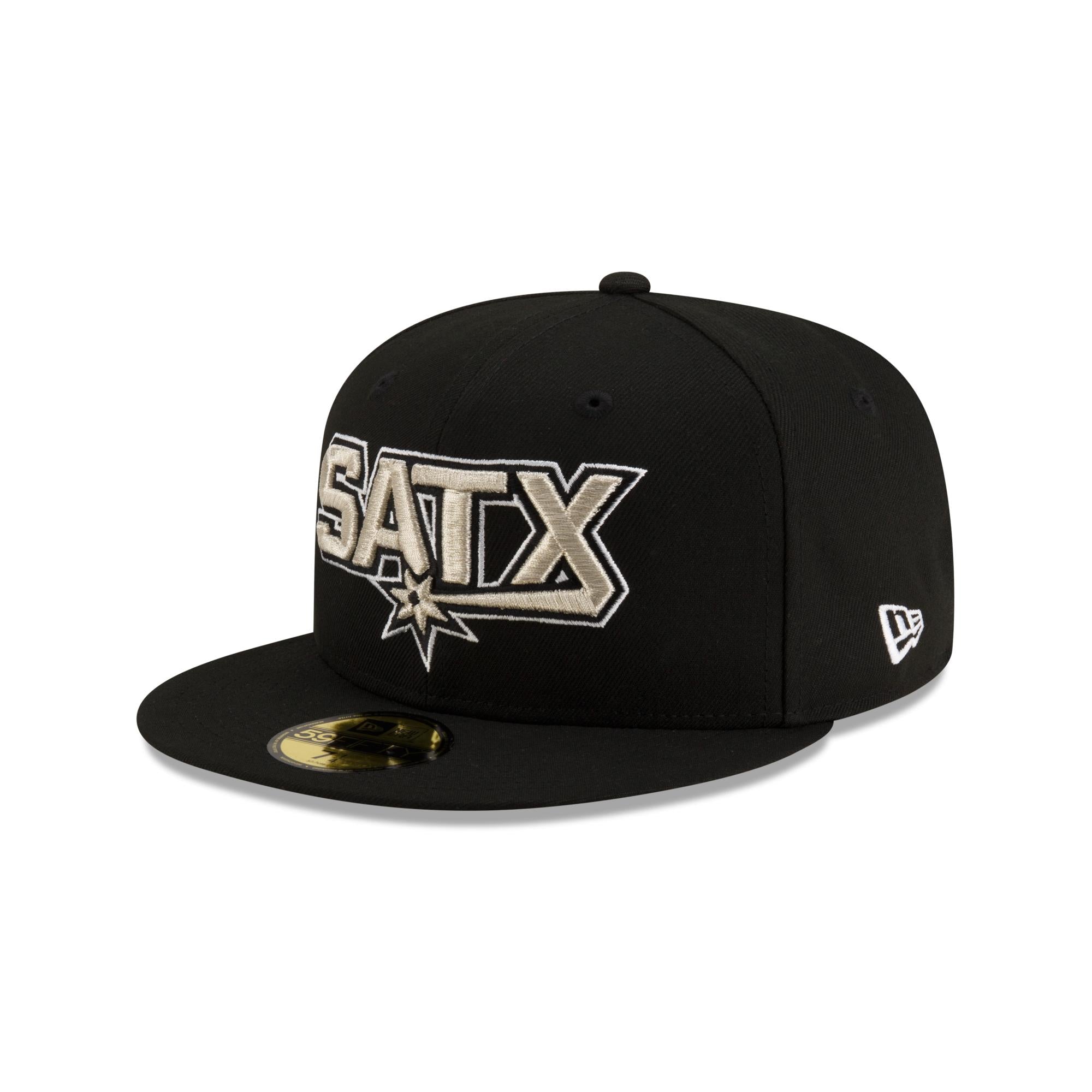 San Antonio Spurs New Era NBA 2024 Statement Edition 59FIFTY Cap Schwarz - STADIUMDREAMS