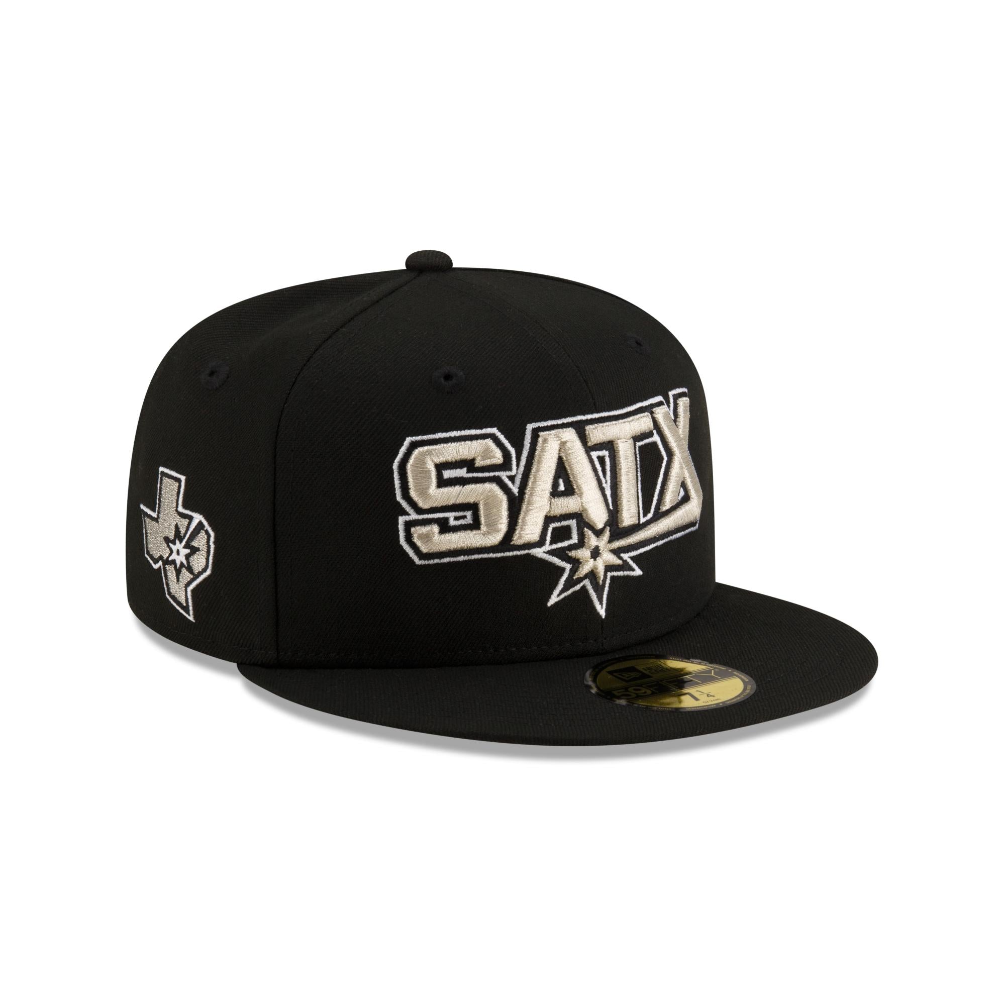 San Antonio Spurs New Era NBA 2024 Statement Edition 59FIFTY Cap Schwarz - STADIUMDREAMS