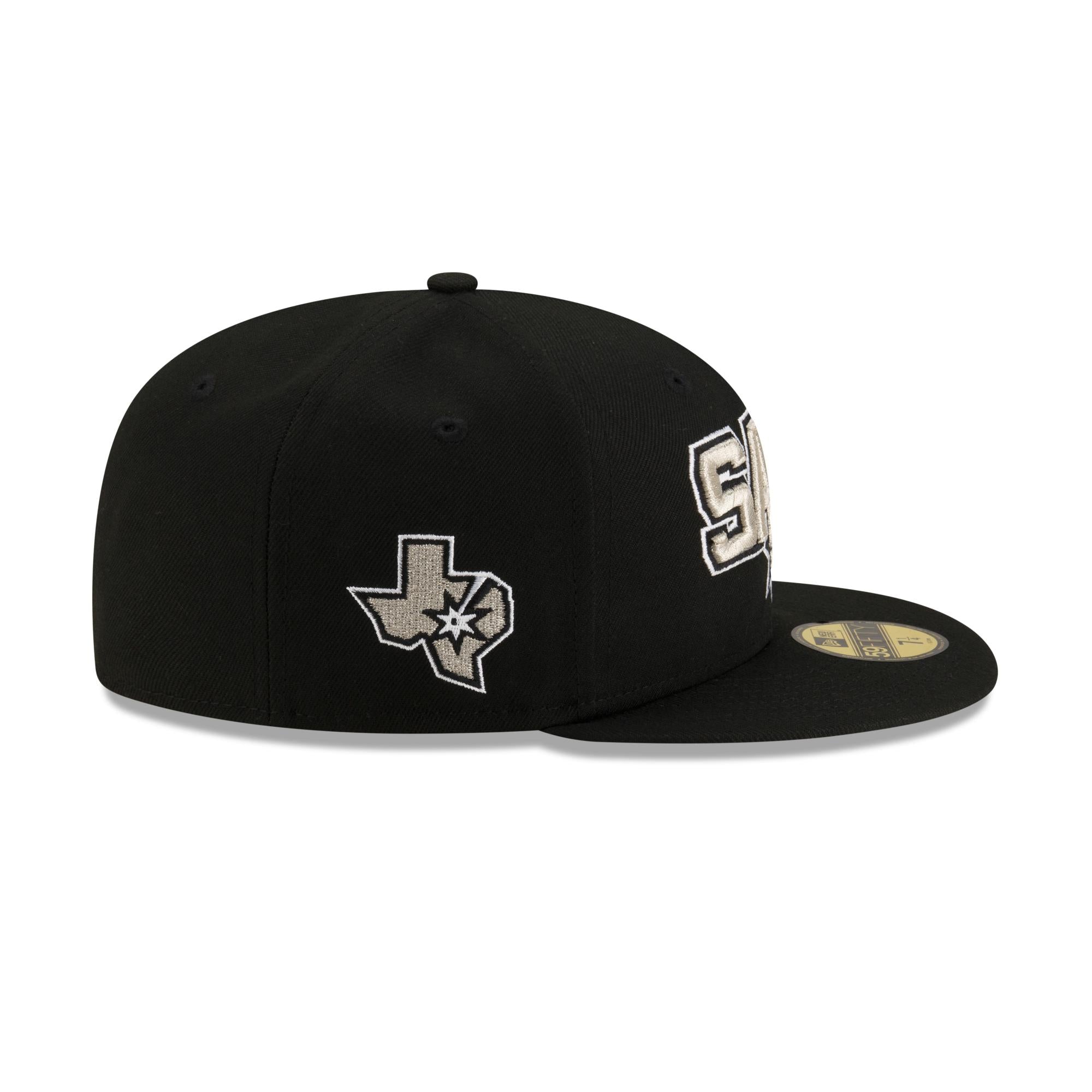 San Antonio Spurs New Era NBA 2024 Statement Edition 59FIFTY Cap Schwarz - STADIUMDREAMS