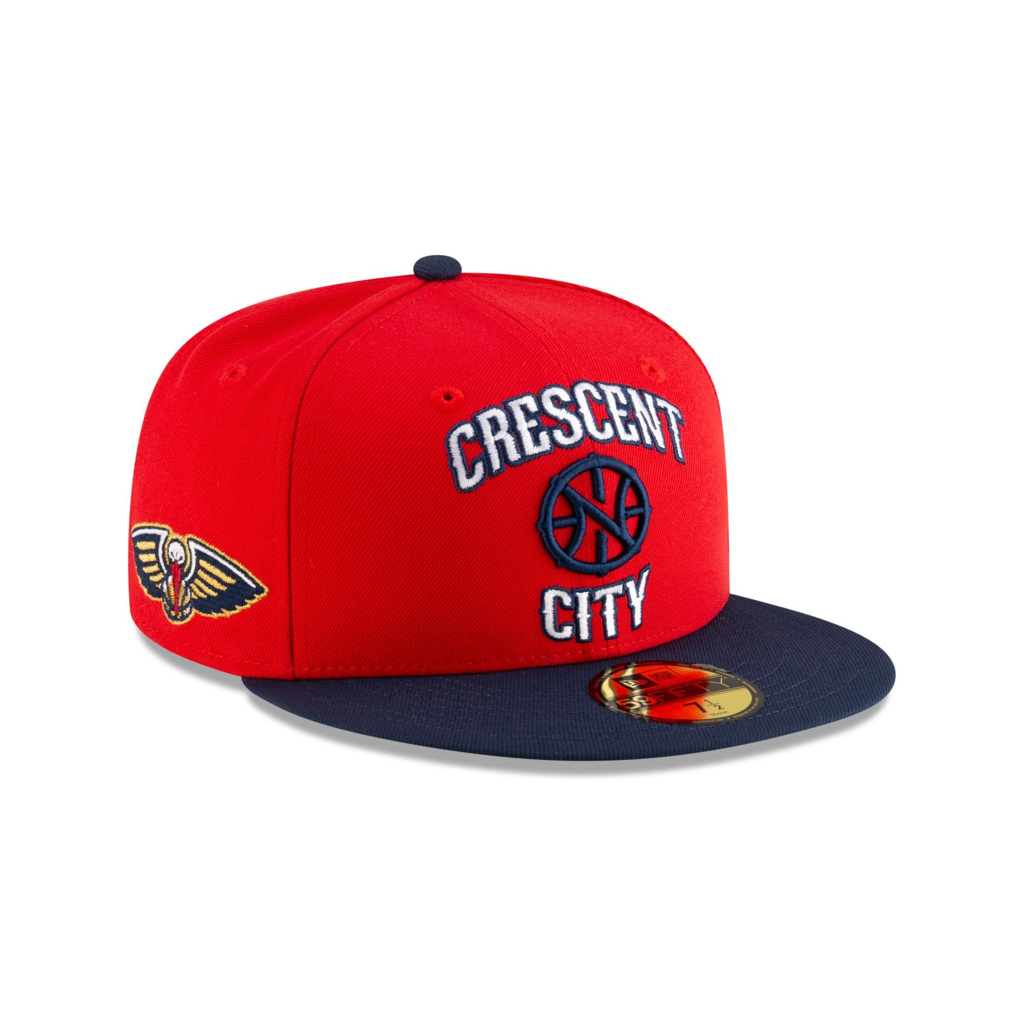 New Orleans New Era NBA 2024 Statement Edition 59FIFTY Cap Rot - STADIUMDREAMS