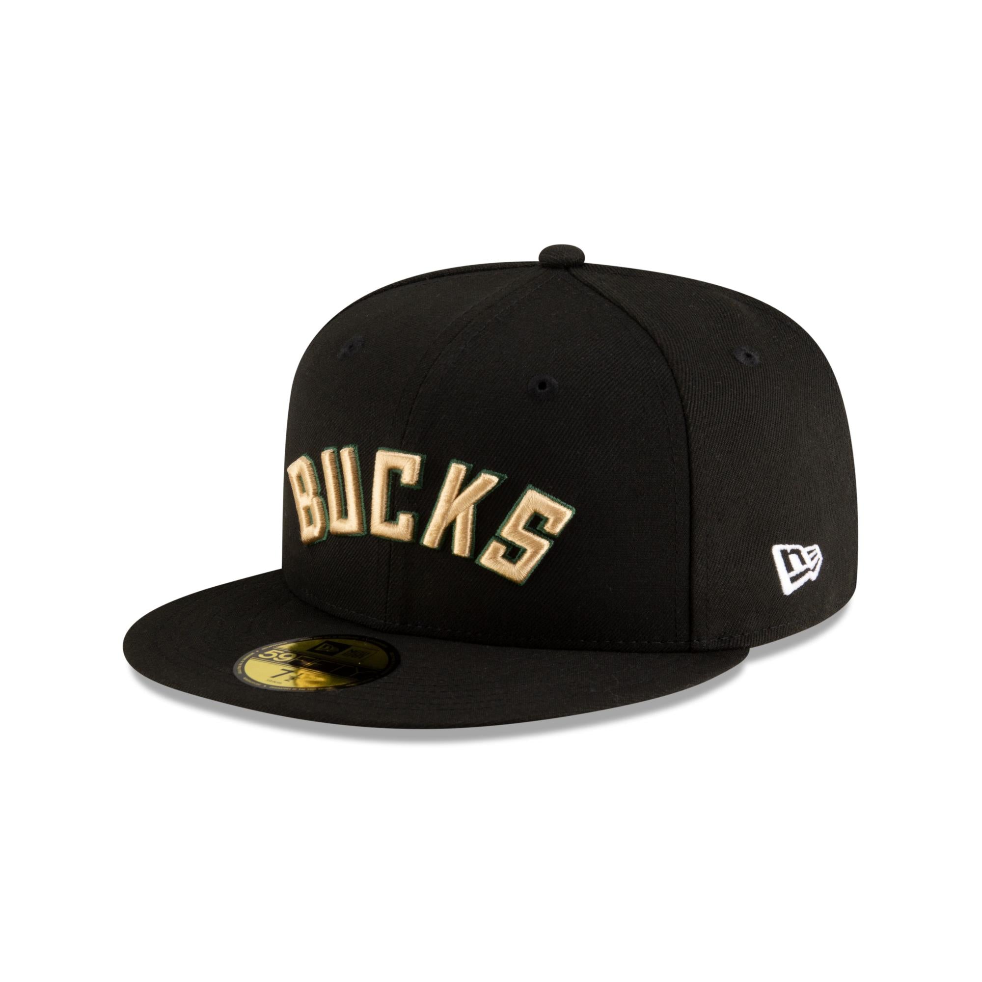 Milwaukee Bucks New Era NBA 2024 Statement Edition 59FIFTY Cap Schwarz - STADIUMDREAMS