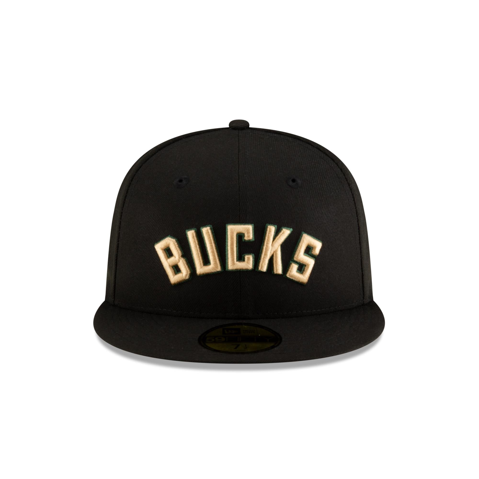 Milwaukee Bucks New Era NBA 2024 Statement Edition 59FIFTY Cap Schwarz - STADIUMDREAMS