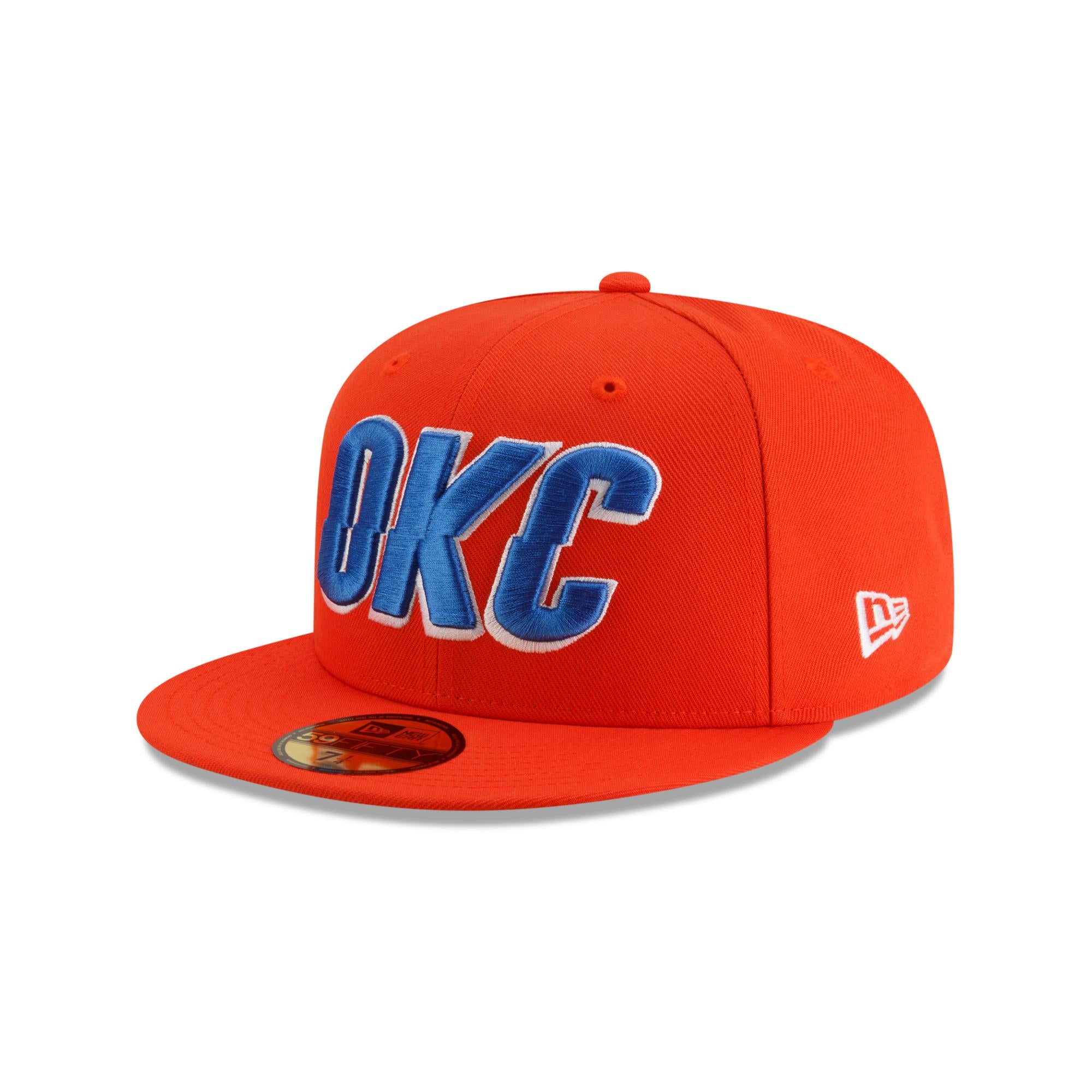 Oklahoma City Thunder New Era NBA 2024 Statement Edition 59FIFTY Cap Orange - STADIUMDREAMS