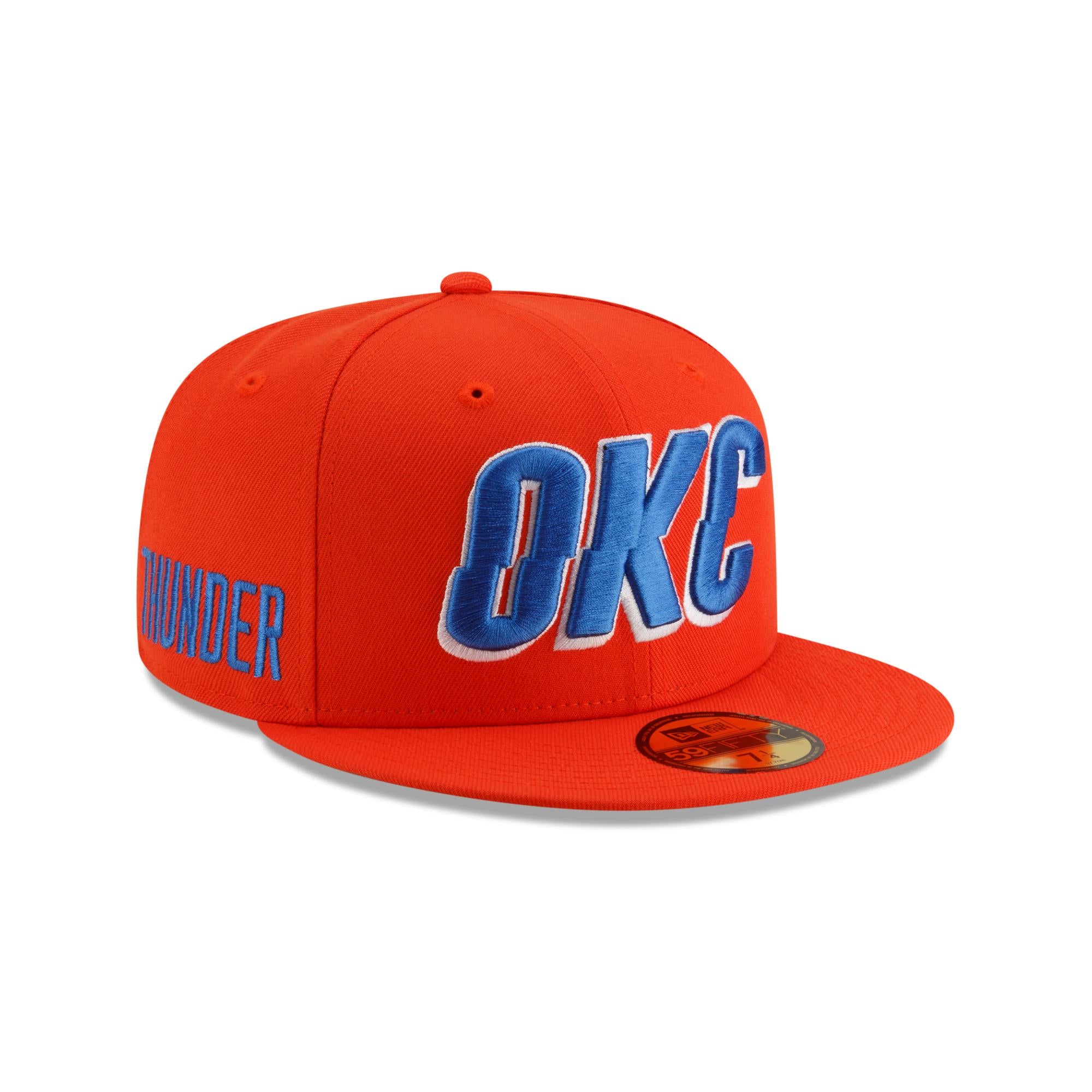 Oklahoma City Thunder New Era NBA 2024 Statement Edition 59FIFTY Cap Orange - STADIUMDREAMS