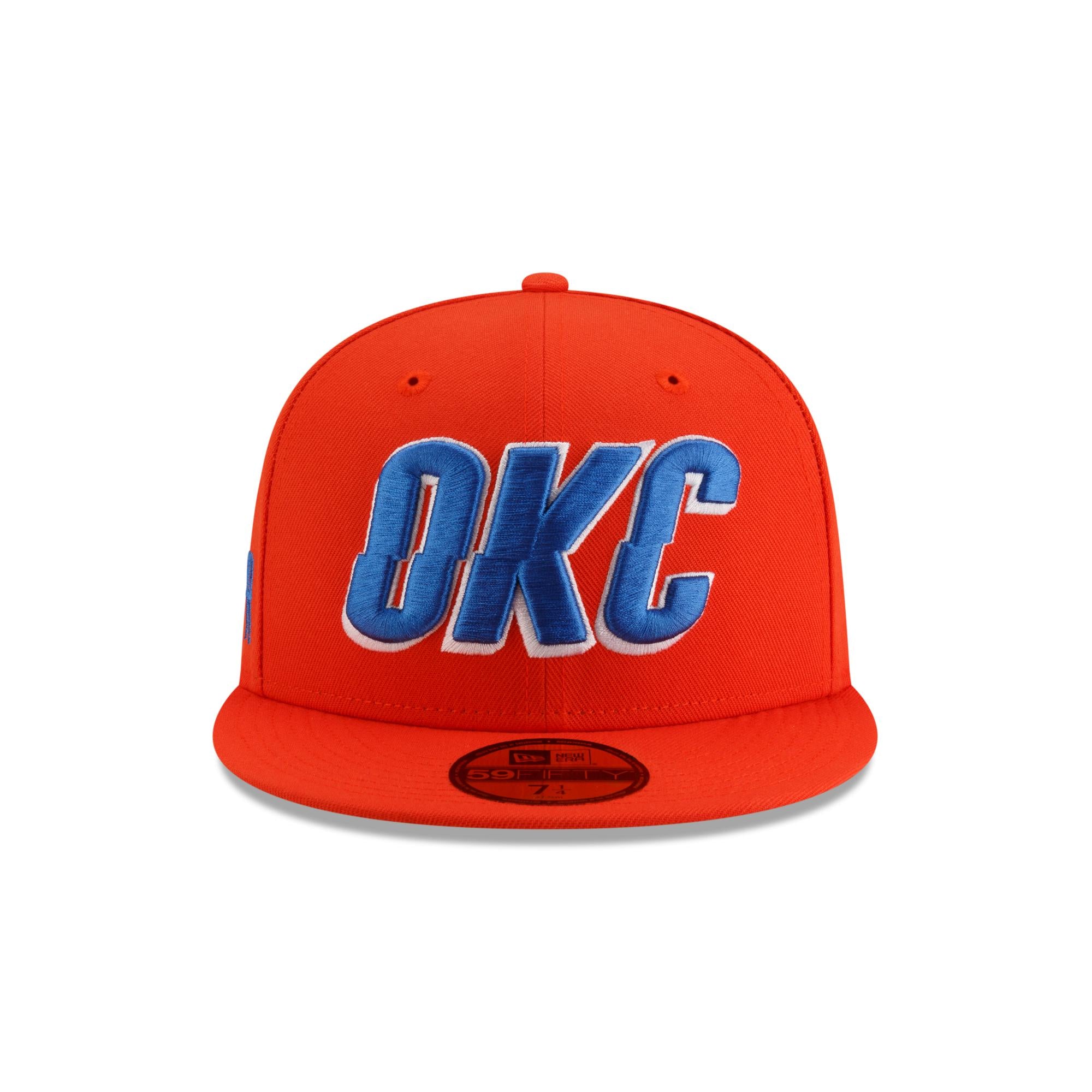 Oklahoma City Thunder New Era NBA 2024 Statement Edition 59FIFTY Cap Orange - STADIUMDREAMS