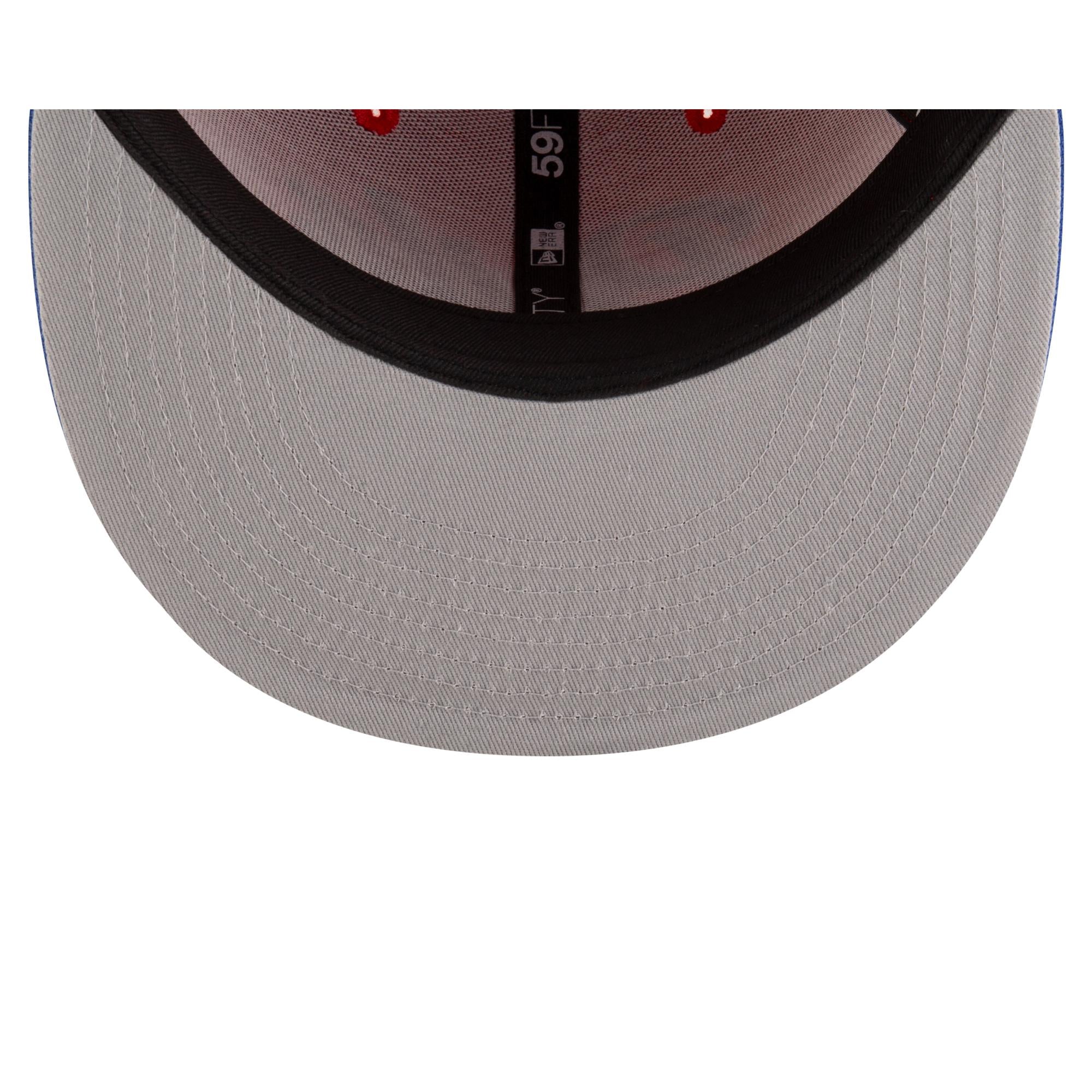 Philadelphia 76ers New Era NBA 2024 Statement Edition 59FIFTY Cap Rot - STADIUMDREAMS