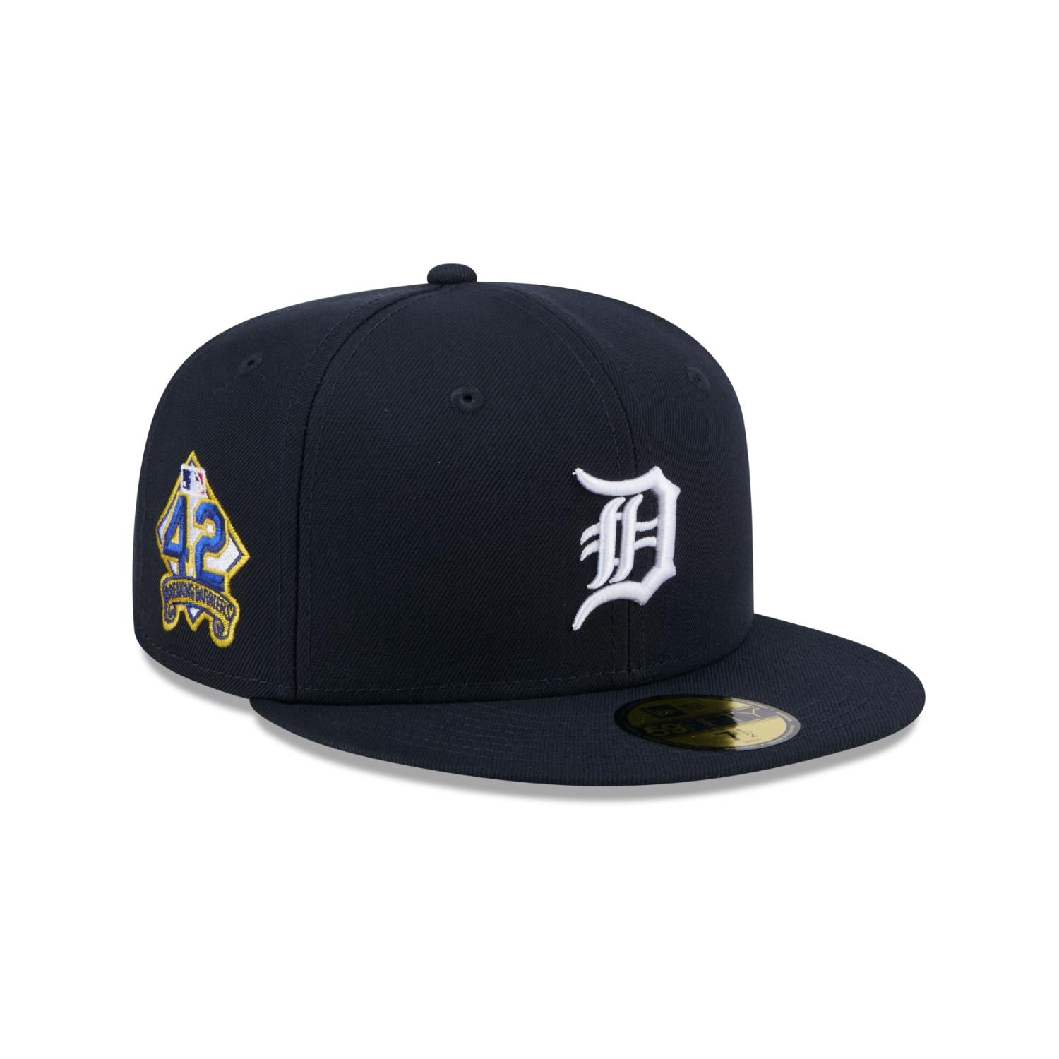 Detroit Tigers 2025 Jackie Robinson Day New Era 59FIFTY Fitted MLB Cap Navy - STADIUMDREAMS