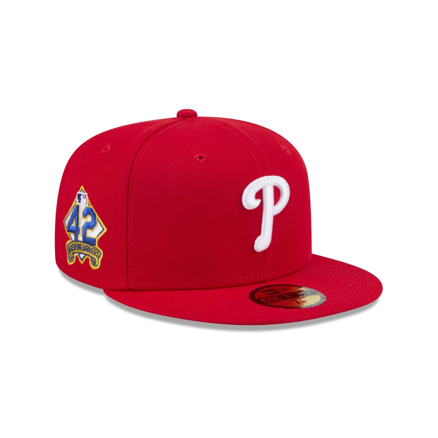 Philadelphia Phillies 2025 Jackie Robinson Day New Era 59FIFTY Fitted MLB Cap Rot