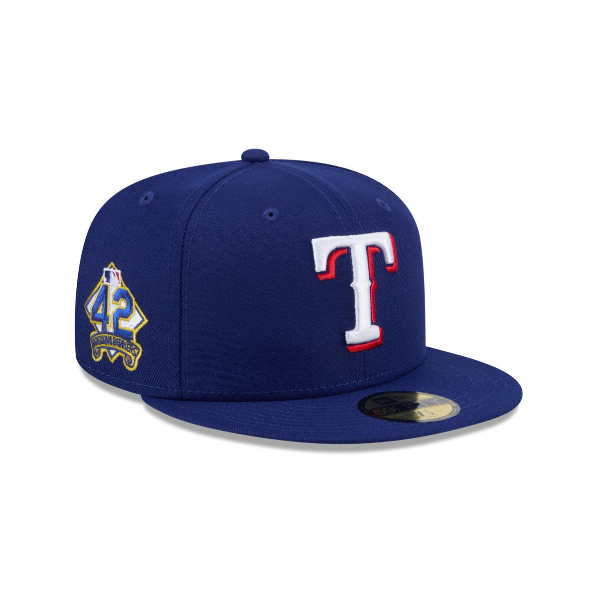 Texas Rangers 2025 Jackie Robinson Day New Era 59FIFTY Fitted MLB Cap Blau - STADIUMDREAMS