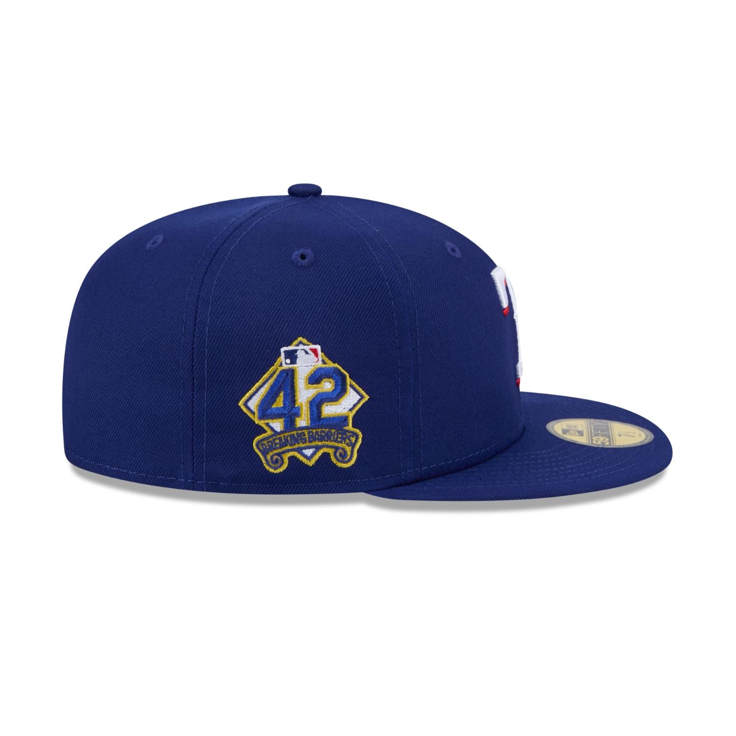 Texas Rangers 2025 Jackie Robinson Day New Era 59FIFTY Fitted MLB Cap Blau - STADIUMDREAMS
