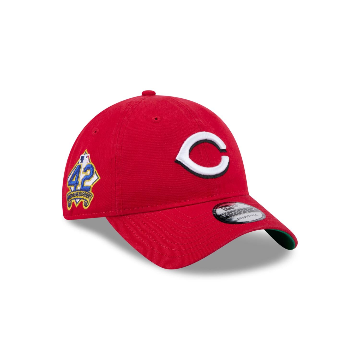 Cincinnati Reds 2025 Jackie Robinson Day New Era 9TWENTY verstellbare MLB Cap Rot - STADIUMDREAMS